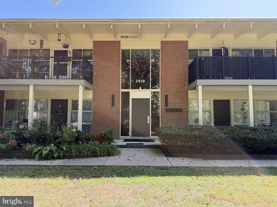 Beautiful main-level condo featuring a private balcony and a kitchen with granite countertops and stunning cabinetry. Offers ample closet space and shared laundry facilities within the building. It is conveniently located near the Red Line Metro, bus routes, and shopping. Tenant responsible for gas, electricity, and cable/TV/internet. Available for immediate occupancy. Pets considered on a case-by-case basis.