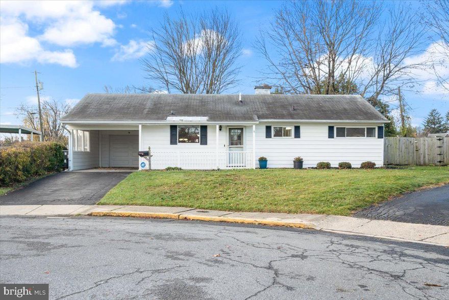 Multiple offers received--highest and best by 8pm on 12/9/23 please!  Allow us to reintroduce 610 Charles St to the market and offer $10,000 credit toward new roof with acceptable offer! This expanded Rancher has been tastefully improved before coming back on the market and features over a quarter acre lot. As you  approach, you notice the home sitting privately on a cul-de-sac and fully fenced yard.  Enter to beautiful new hardwood floors, fresh paint throughout and move-in ready home. The kitchen has been improved with freshly painted cabinets and great flow into the dining area. The heart of the home is the rear family room addition. It is light-filled, with hardwood floors, ease of access to rear yard, electric fireplace, and access to laundry room. The main level also features three bedrooms and two full baths. The three bedrooms have new carpet and new light fixtures. The hall bath has been improved with new flooring. The second full bath is in the addition and is tastefully renovated. A welcome surprise for downtown is the oversized one car garage and carport. The rear yard has a shed, is fully fenced and has a lovely koi pond. The front welcomes you with a charming front porch and both front and side access. You will love this location which is a long walk or short bike ride to Baker Park and downtown Frederick. Enjoy ease of access to Route 40 and H-Mart or Route 15 to Detrick and points north. Easy commute to 270 and 70 as well. This home has been priced to sell and is now and incredible value for Frederick City. Roof certification is available reflecting more life on the roof than might appear. Welcome home!
