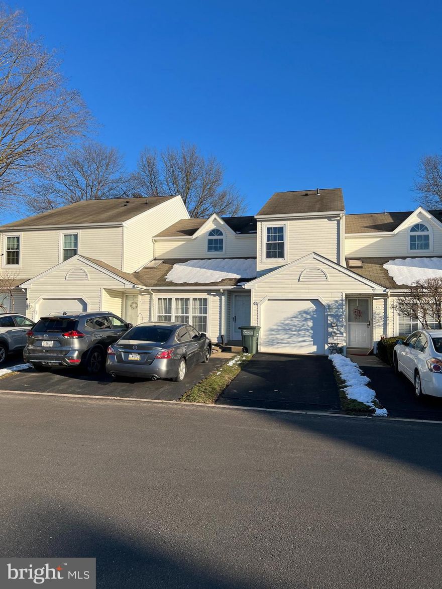 2 Bed, 1.1 Bath First Floor Large Condo With Insulated Garage Door & Auto Opener. Cathedral Ceiling, Full Size Washer/Dryer In Very Large Bathroom. Private Back Yard.  Trash, Snow Removal (Including Driveway) Lawn Maintenance, Choice Of Three Pools & Tennis Courts.