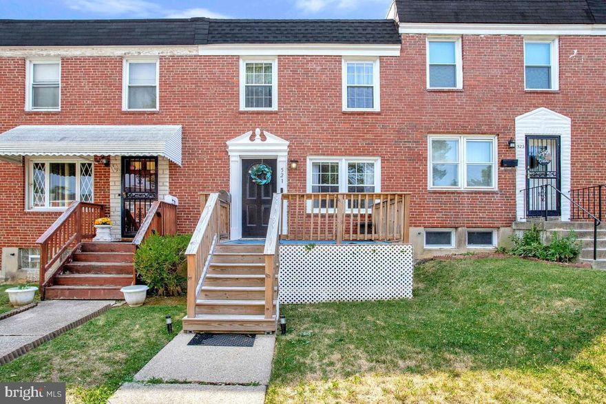 Welcome home to this beautifully remodeled 3-level home in the convenient Irvington neighborhood. This home features two sizable bedrooms on the upper level with a modern full bathroom and a finished lower level additional bedroom or recreation space. The kitchen features granite countertop, modern white cabinetry and stainless steel appliances. Enjoy sitting out on your backyard deck and the convenience of an individual parking pad. Conveniently located close to shopping, 695, 95 and public transportation. New water heater replaced in 2020. Requirements include 620+ credit score and gross income of 3x the monthly rent. Schedule your showing today.