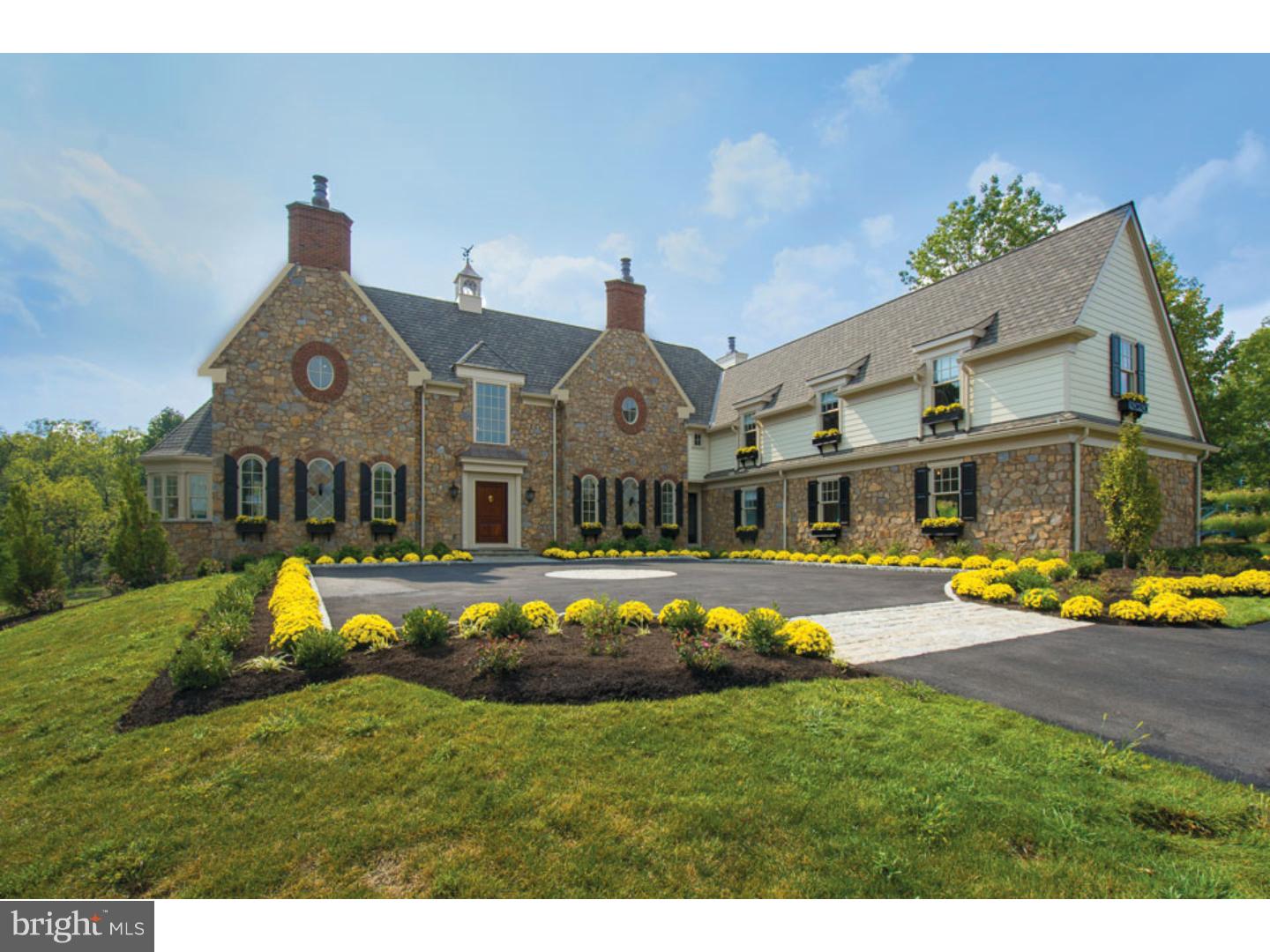 Exquisite Model Home, in the exclusive community of Highgrove, highlights Flemish Manor style architectural details with state of the art interior finishes. Designed with an emphasis on the demanded open floor plan the home combines rich traditional details with sunlit open spaces and "clean" more contemporary finishes. Both welcoming and impressive the Grand Foyer opens to a dramatic Dining Room surrounded by three walls of western facing windows offering extraordinary day light and spectacular sunsets. A formal Living Room with fireplace connects to hexagonal den/office overlooking the rear yard and offering privacy as work or meeting space. A truly custom kitchen outfitted with Quartz counter tops, banquette seating and stable style mahogany door departing the formal foyer from the informal kitchen and family areas. Generously sized family room with fireplace opens to a stone terrace and connects to a home office and beyond to the Mudroom through a wide rear corridor. Ascend a spectacular sweeping staircase to the Master Bedroom suite with vaulted ceiling, private terrace and exquisite Master Bath. Four additional bedrooms on this level all with en-suite baths, plus a large bonus room ideal for informal play space A Sitting room, laundry and back stair complete this level. The lower level walks out to grade and offers additional family and entertaining areas. Finished to the same standard as the first two levels, find a gym with cork floor, multi-person steam shower, powder room, Billiards room, a media room with surround sound. An entertainment area complete with ice maker, refrigerator and dishwasher creates a welcoming recreational retreat Showings available immediately. Come out and experience the incredible setting. One time initial capital contribution fee for Buyers of $ 950.