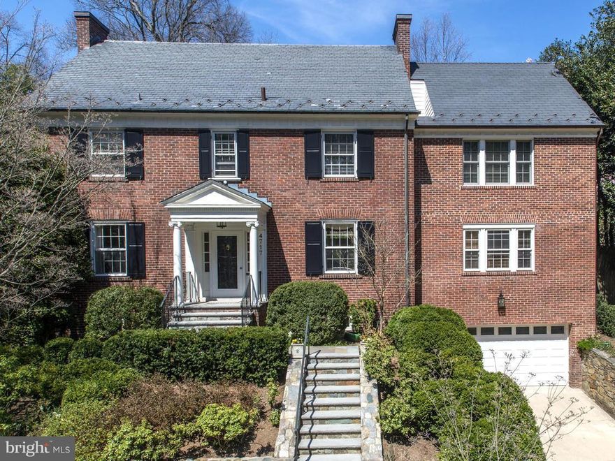 Renovated to the 9's! Best Value in Wesley Heights. Six bedroom/5.1 bath, renovated by well known architect in 2012. Elevator. Large kitchen w/ breakfast area overlooking garden. Fireplace in the breakfast area. Glass gallery across the rear of the home leads out to flagstone terrace w/ pairs of French doors.  The 2 car HEATED garage leads straight into the lower level w/ elevator. 5 fireplaces.