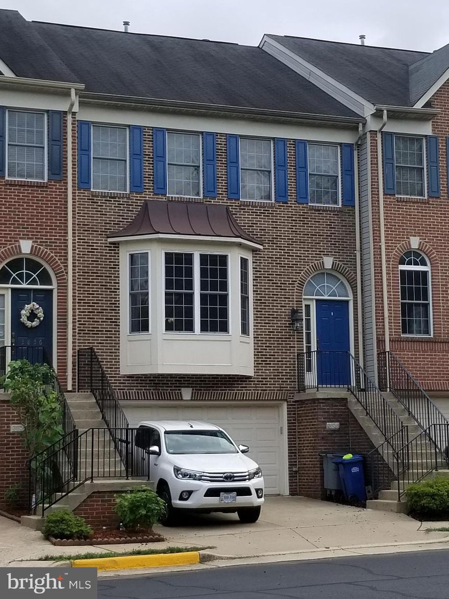 Large, luxury, and conveniently located townhouse, safe gated community, marble & hardwood floor, granite countertops, huge master bedroom with two additional rooms, and 3 1/2 bathrooms in the basement, on the first floor, and on the second floor. The huge, finished, and walkout basement can be a separate room. Dual heating and air-con zones save utility bills. Fireplace, deck, two-car garage, plus ample open parking space for guests. Convenient and quiet location: Minutes to Eisenhower or Huntington Metro, Old Town Alexandria, beltways, and Washington, DC. Cul-de-Sac, front & backing to trees and woods, fully fenced backyard.  A pet or pets are allowed on a case-by-case basis. Hardwood steps, replaced or installed two A/C units, waterproof vinyl plank floors, a refrigerator, and a washer in 2023! ! Fully finished basement can be used as an additional bedroom. A storage room and large storage space in the utility room next to two-car garage. Burgundy Park, located next to Elmwood Towne Way community, features tennis courts, a playground, a tot lot, and biking and nature trails. Burgundy Community Center, Burgundy Farm Country Day School, Cameron Elementary School, Loftrldge Park, and more are located nearby.