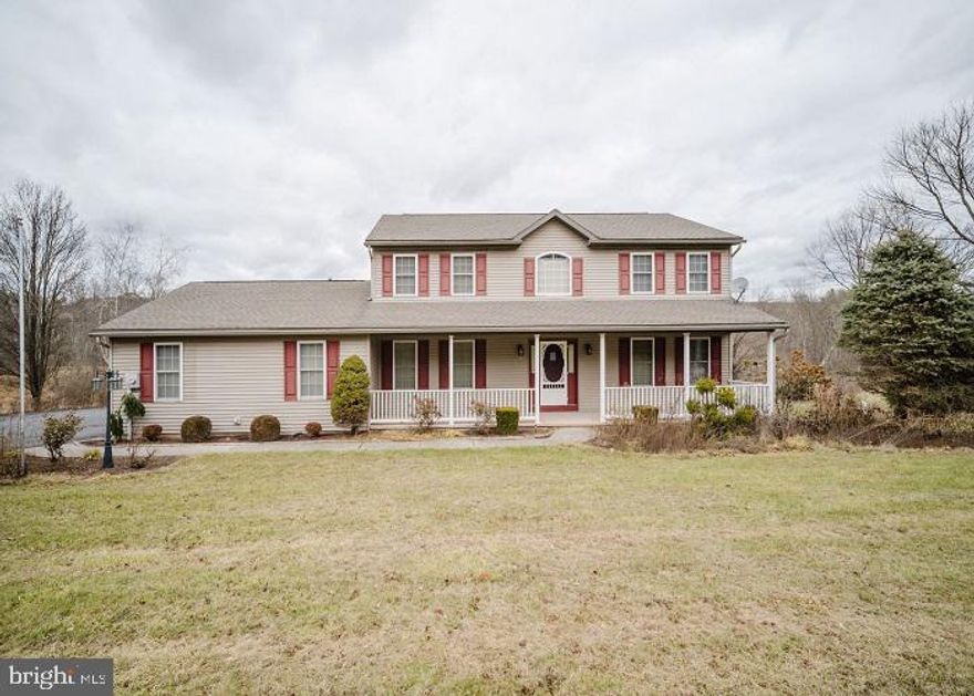 Built in 2001, this two story home offers approximately 2186 finished square feet, three bedrooms, two full and one half bath, fireplace, unfinished basement, large rear deck, covered front porch and attached two car garage. This home sits on an approximate 45302 sqft lot.