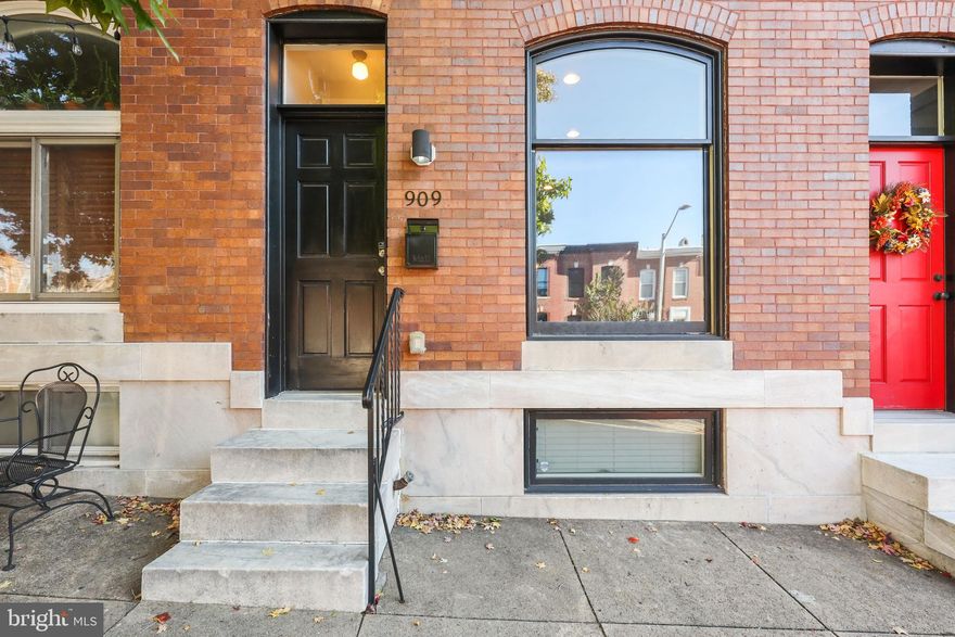 BEAUTIFUL RENOVATED HOME NOW AVAILABLE ON EXTREMELY QUIET AND SOUGHT AFTER BLOCK IN CANTON WITH OFF STREET PARKING PAD. GLISTENING HARDWOODS CASCADE THROUGHOUT. ENJOY CUSTOM CABINETRY, UPGRADED TRIM AND PAINT PACKAGE, IMPORTED TILE, QUARTZ COUNTERTOPS WITH OVERSIZED ISLAND, SS APPLIANCES IN DESIGNER CHEF'S KITCHEN. TONS OF NATURAL LIGHT. FINISHED LOWER LEVEL. HIGH CEILINGS. EXPOSED BRICK. TONS OF STORAGE. WALK-IN SHOWERS. WALK-IN CLOSETS. SPACIOUS 3 BEDROOMS WITH 3 FULL BATHROOMS. EXPANSIVE TWO-TIER ROOF DECK FOR ENTERTAINING. CLOSE PROXIMITY TO RETAIL SHOPPING, LOCAL DINING, CANTON SQUARE, PATTERSON PARK, AND ALL MAJOR HIGHWAYS. SCHEDULE A PRIVATE TOUR TODAY.