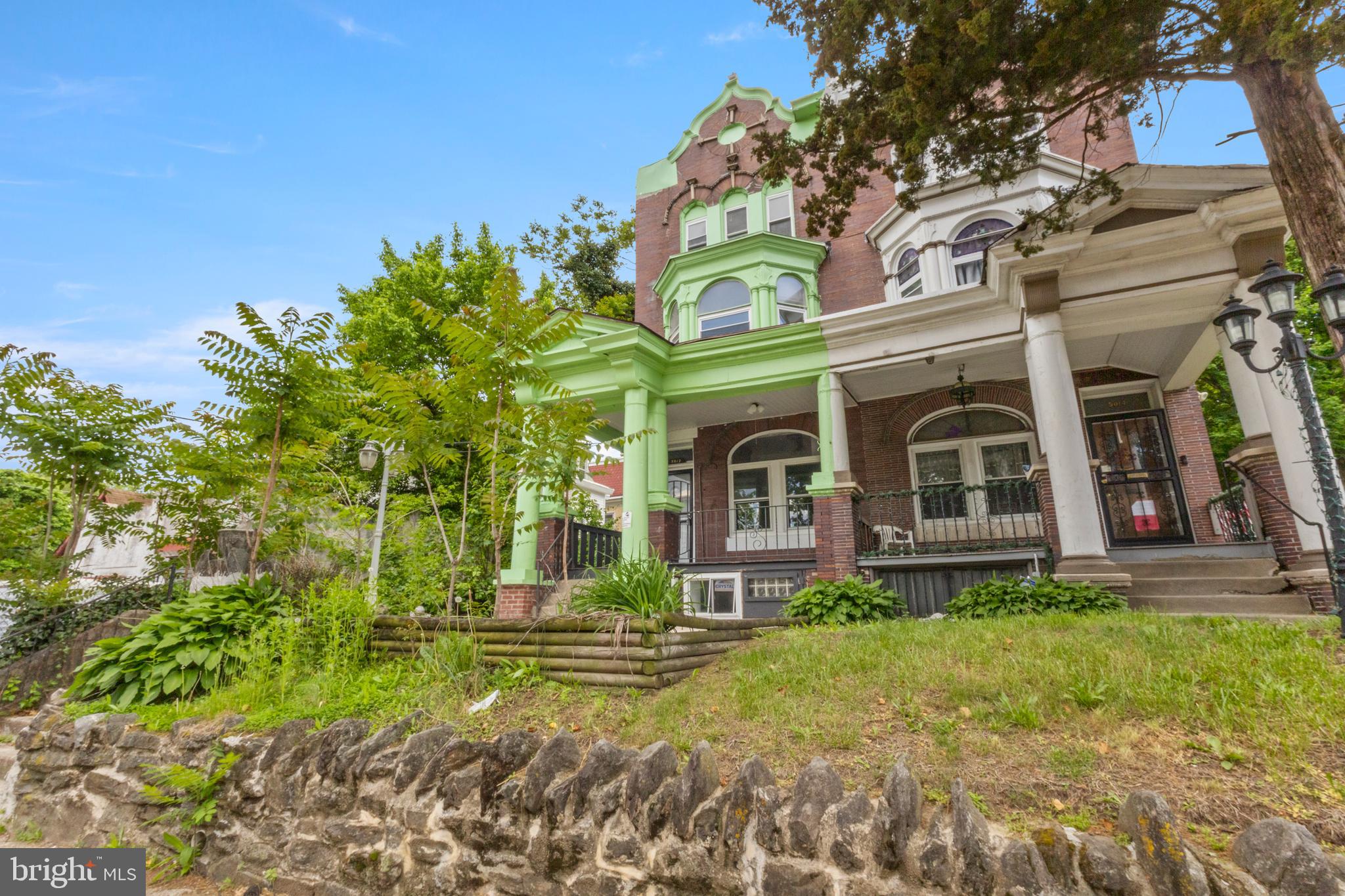5012 Greene Street – Victorian Charm with Endless Potential in Germantown
Located on a quiet, tree-lined block in historic Germantown, 5012 Greene Street presents an opportunity to restore and personalize a 5,268 sq ft Victorian twin home. With lots of potential, this home sits on a generous 3,400 sq ft lot and is waiting for its next owner.The walkway leads to a spacious front porch. Step inside to find an open-concept main level featuring a large living room, dining area, and a conveniently located powder room. Just off the main space is a bonus flex room—ideal for a home office, reading nook, or playroom. The functional kitchen at the rear of the home provides access to a large backyard, offering plenty of space for outdoor entertaining, gardening, or future landscaping projects.Upstairs, the second and third floors offer three well-sized bedrooms and a full hallway bathroom, with ample natural light and closet space throughout. The partially finished basement can be used for additional bedrooms, an entertainment space, or a guest suite—complete with a full bathroom.This home is being sold as-is, giving you the freedom to make it your own. With easy access to public transportation, local eateries, grocery stores, parks, and more, you'll enjoy a suburban feel without sacrificing proximity to Center City.
