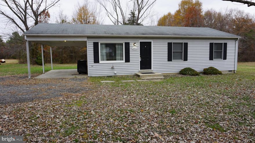 Available 8/15 or sooner! Private, 3 bedroom Rambler with carport in La Plata on 5 acres.  Beautiful vinyl plank floors through-out entire home, updated electric oven/range, and stainless steel fridge. Great location away from the hustle & bustle but still convenient to 301. Washer & Dryer included.  Dogs case-by-case, sorry not cats. No Smoking. Tenant responsible for lawn care. $50 application fee per adult. Call for more details or to set an appointment to see!