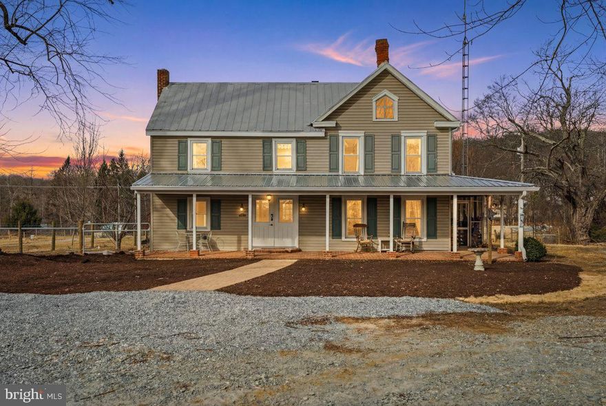 OPEN HOUSE 2/28 FROM 12-2! One year home warranty included and one year lawn care contract included in sale! 

Welcome to this stunning 5-bedroom, 3.5-bath farmhouse retreat set on nearly 3 acres of picturesque countryside. The first-floor owner’s suite offers peaceful pond and mountain views, creating the perfect private escape. Inside, you’ll find a formal dining room ideal for entertaining and a beautifully renovated bathroom that blends modern comfort with timeless charm. Step outside to enjoy the expansive deck overlooking a stocked fishing pond, scenic views, and wide-open space ready for animals and outdoor living.

Equestrians and homesteaders will love the impressive 20’ x 40’ pole barn featuring five stalls, a hay loft, and a dedicated feed room, along with no-climb fencing and easy access to nearby horse trails. Additional highlights include a 24’ x 25’ detached two-car garage, a charming walkway that welcomes your home, and plenty of room to spread out and enjoy the land. Looking for additional entertaining space or a guest house? A separate building is just waiting for you to add your touch to it. Conveniently located near Fort Ritchie and all the amenities it has to offer; this property combines rural beauty with everyday convenience, an exceptional opportunity to own your own farmhouse haven.