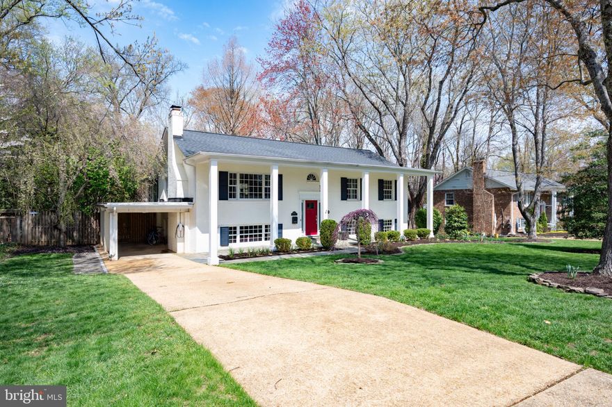 Experience contemporary living at its finest at 8907 Camden Street—a beautifully renovated home where every detail has been thoughtfully designed. The main level welcomes you with an open layout, seamlessly connecting the spacious living room with its gas fireplace, the dining area that comfortably fits an 8-person table, and the modern chef’s kitchen. With sleek cabinetry, stainless steel appliances, gas cooking, ample storage, and a versatile island, it’s perfect for both everyday living and entertaining.

Step into the stunning sunroom addition, bathed in natural light, which opens onto a deck that leads to a flagstone patio and a private backyard oasis. It's the ideal setting for morning coffee, summer barbecues, or simply soaking in the tranquility of the mature trees and lush landscaping.

The main level also features a serene primary en-suite and two additional bedrooms, all complemented by renovated baths showcasing stylish, modern finishes with a Scandinavian-inspired touch. Downstairs, the lower level continues to impress with a cozy recreation room featuring a fireplace, two more bedrooms, and another full bath—perfect for guests or additional living space.

Practicality meets innovation with the inclusion of an outlet for an electric car, and the location couldn’t be more convenient. Enjoy the ease of walking to the nearby school and neighborhood pool (membership required), making this home as functional as it is beautiful.