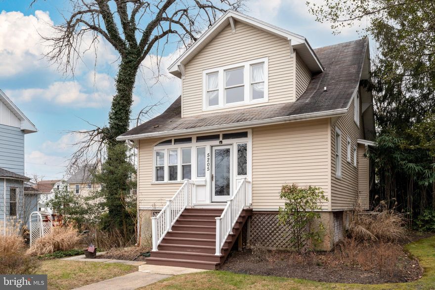 Located in the heart of Lauraville this charming 3 bedroom and 2 full bath home is waiting for your personal touches.  This home features a large lot with a  detached 2 car GARAGE that has easy access to your private fenced in backyard with deck.  Spend your days relaxing in your front enclosed porch watching the neighbors go by on your quiet quaint street.  Inside you have two living areas to enjoy with hardwood floors, a full bath and large eat-in kitchen which all making up the first floor. Up the antique staircase to the bedroom area you  find hardwood floors in all the large bedrooms and hall.  Two of the bedrooms have walk-in closets.  The upstairs updated bath has a charming clawfoot tub and the bathroom has a full size window to let in extra light.  The basement area is open and comes with a full size freezer, work bench and shelves.  This home has central air and gas heat and is just waiting for you to make it your own! Get here fast before it's gone as it's priced for the new owner to add the updates of their choice.