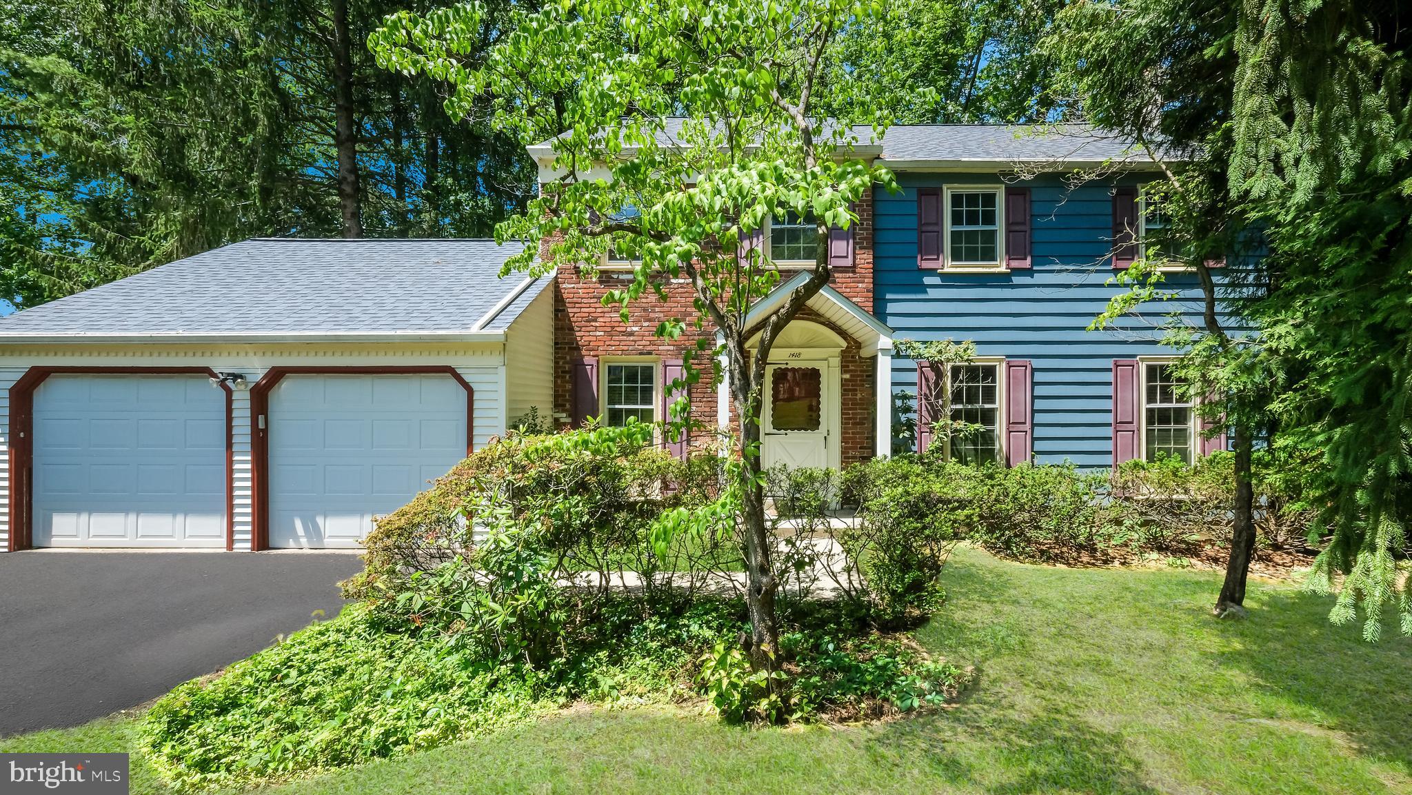 Location, Location, Location....4 Bedroom, 2.5 Bath Colonial on a cul-de-sac street in sought-after Upper Dublin School District. Wood Floors, Central Air, partially finished basement, public utilities, newer oil tank, NEWER (2018) roof...Loved for years....with some updating, turn 1418 Malcolm Drive into YOUR DREAM HOME! Close proximity to Thomas Fitzwater Elementary School and Burn Brae Day Camp. Property to be sold in "as is" condition.