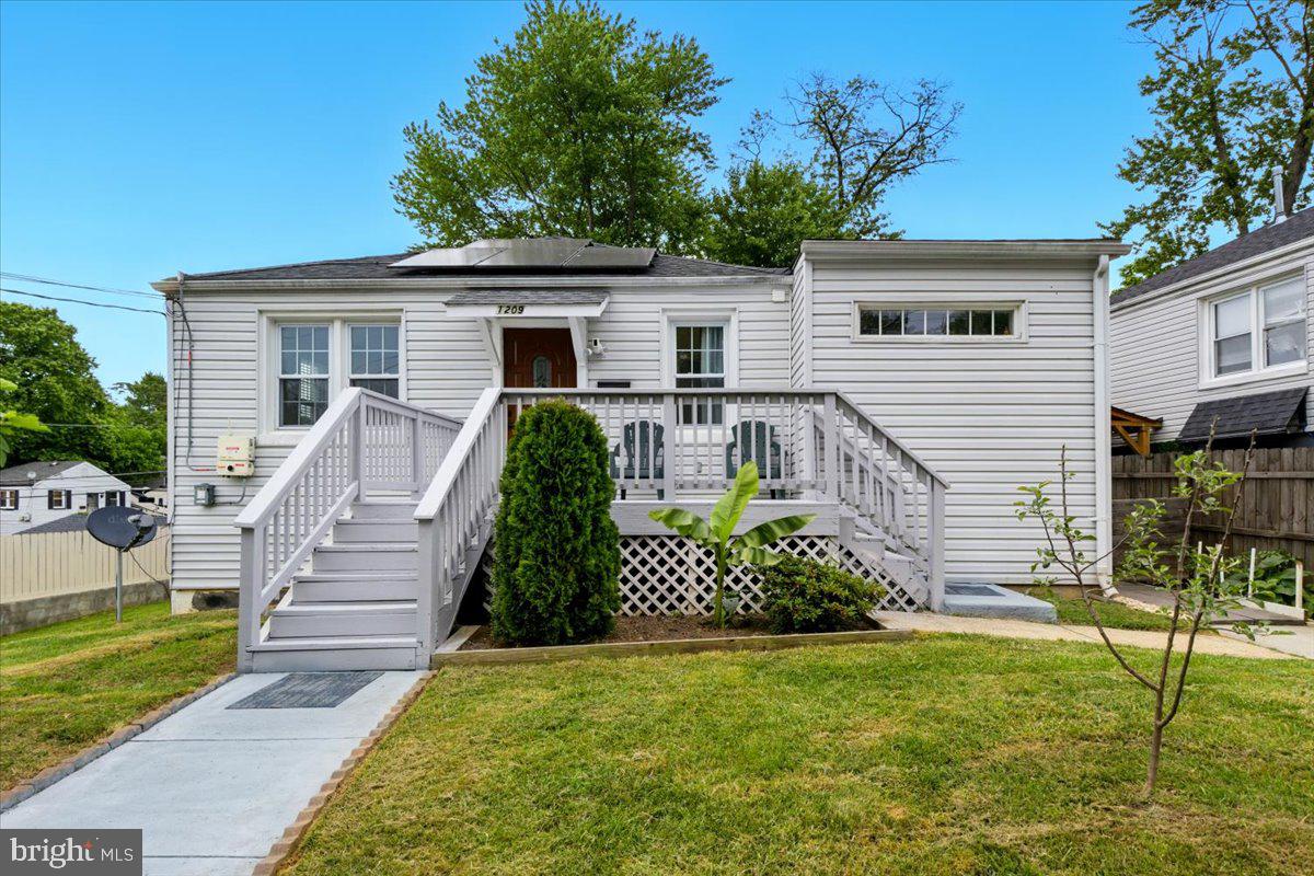 Step into this beautifully upgraded 5-bedroom, 3-bath home in the heart of Capitol Heights. Thoughtfully renovated to offer comfort, convenience, and modern style, this residence welcomes you with a newer driveway and charming curb appeal.
Inside, the home features a fully renovated kitchen with elegant cabinetry, granite countertops, a stylish backsplash, and stainless steel appliances—perfect for any home chef. The bathrooms have been tastefully updated with sleek finishes and designer tile, adding a touch of luxury throughout.
The lower level offers endless possibilities with a separate entrance, kitchenette, additional living space, and full bath. It’s ideal for guests, an in-law suite, or potential rental income.
Enjoy outdoor living in the newly designed concrete backyard, perfect for entertaining, relaxing, or weekend barbecues. Additional highlights include a 7-year-old roof, updated HVAC, gleaming hardwood floors, recessed lighting, and upgraded carpet throughout.
Solar panels are installed and will transfer to the new owner, providing energy efficiency and long-term savings.
This home blends style, space, and smart updates in a prime location with easy access to commuter routes, shopping, and more. Don’t miss this move-in-ready gem!
The sqf included the basement area