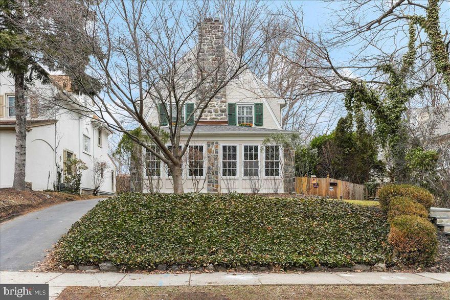 A stone walkway leads you to this lovely three-story, five bed, three and half bath stone colonial which has been beautifully maintained by the current owner for over 20 years. The large front-to-back center hall entrance gives you a grand view of the first floor with hardwood floors throughout.  To the left is a living room with built-in bookcases and a gas fireplace flanked by French doors, and a year-round sunporch. To the right are the dining room and renovated kitchen with stainless steel appliances and breakfast bar that have been opened to create a floor plan great for entertaining.  
A beautiful turned staircase with a landing and arched window leads you to the second floor which hosts the primary ensuite bedroom along with two large sun filled rooms and second full bath. The third floor has an additional two bedrooms and a third full bath.  
The finished portion of the basement expands the living space, providing ample room for various activities. The lower level also boasts a laundry room, large cedar closet and storage space. In the back of the house there is a deck and fenced-in lawn as well as a detached one car garage.  An in-ground sprinkler system irrigates both the front and back yard.
Conveniently located in the heart of Bala, this exceptional house offers the perfect combination of spacious living and modern amenities. Don’t miss the opportunity to make this home your own. This unmatched location is walkable to Bala Cynwyd’s restaurants, Cynwyd Station and Cynwyd Heritage Trail and resides in the award-winning Lower Merion School District.