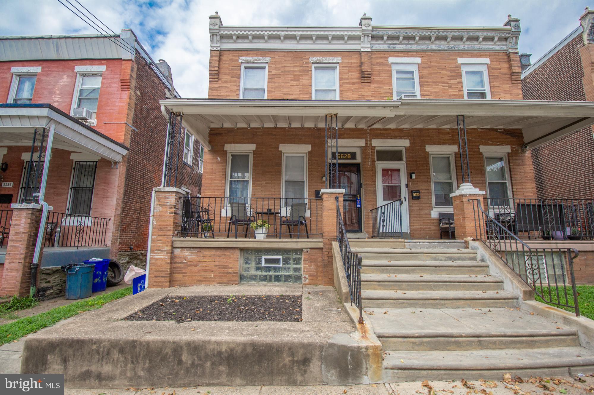 Welcome to this beautifully maintained twin home in the heart of Philadelphia's Olney section. This spacious 3-bedroom, 2-full-bath and 1 half bath property offers a comfortable and modern living experience. The main level features a bright living room, formal dining room which are ideal for entertaining, along with a half bath and an updated kitchen featuring granite countertops, a stylish tiled backsplash, and an abundance of cherry cabinets, perfect for any home chef! Upstairs, you’ll find a generous hallway, good closet space, and three well-sized bedrooms, including a primary suite with its own private ensuite bathroom. The full-size basement offers plenty of storage space. Enjoy the outdoors with a fenced yard, a covered front porch, and a spacious rear yard—great for relaxing or entertaining. This home combines charm, functionality, and location—don’t miss your chance to see it!
