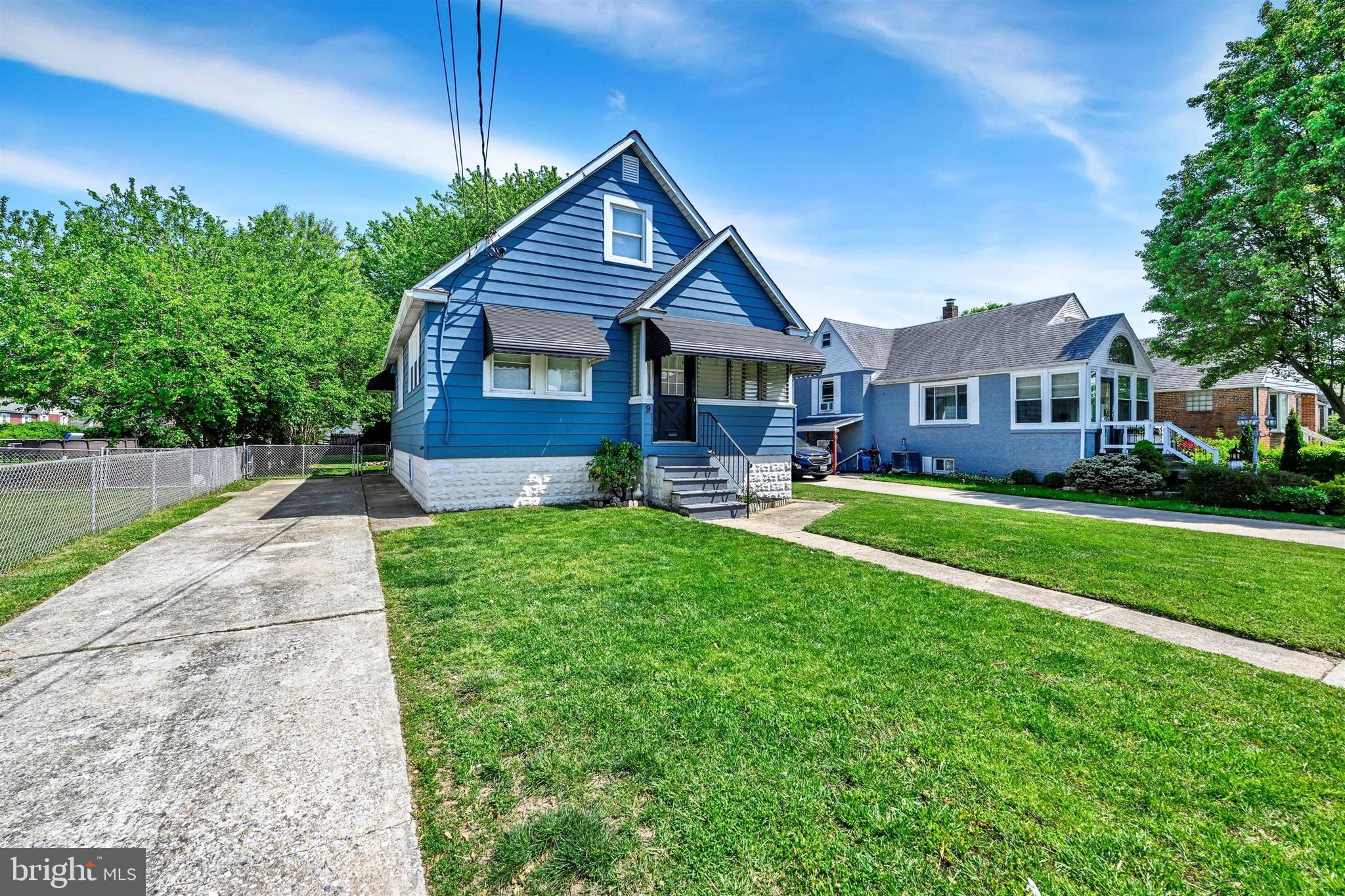 Experience this beautifully updated Cape Cod-style home in a relaxed, after-work setting. Welcome to 9 Midway Avenue in Dundalk — a beautifully upgraded home with three finished levels, three full bathrooms, and thoughtful touches throughout. From the moment you walk in, the custom navy accent wall in the main living area sets the tone for a space that blends personality with modern design. The open floor plan flows into the dining area and kitchen, where you’ll find black shaker cabinets, sleek quartz-style countertops with dramatic veining, gold hardware, and stainless steel appliances. Pendant lighting and matte black fixtures add a high-end touch that elevates the whole space.
The main level offers two spacious bedrooms with brand-new carpet, ceiling fans, and a shared hall bathroom with a tiled tub/shower combo, upgraded vanity, and patterned tile flooring that pops. Upstairs, the finished attic has been transformed into a spacious suite with built-in drawer storage, fresh carpet, recessed lighting, and its own private full bathroom — perfect for a primary bedroom, guest space, or creative flex area.
The lower level offers even more finished living space with a second living area, a potential fourth bedroom or office (not a legal bedroom due to lack of egress), and a third full bathroom featuring marble-style tile and matte black fixtures. You’ll also find an unfinished utility/laundry area with a new sump pump and plenty of space for storage or a workshop.
Step out back to a private screened-in porch leading to a newly stained deck and fully fenced yard. Whether you're hosting guests, gardening, or just enjoying your morning coffee, this outdoor setup gives you room to relax. Major system updates include a brand-new gas furnace, new central A/C, new gas hot water heater, and a roof that's only a few years old.
If you’ve been looking for a home with space, style, and smart updates — 9 Midway Avenue is ready for you.