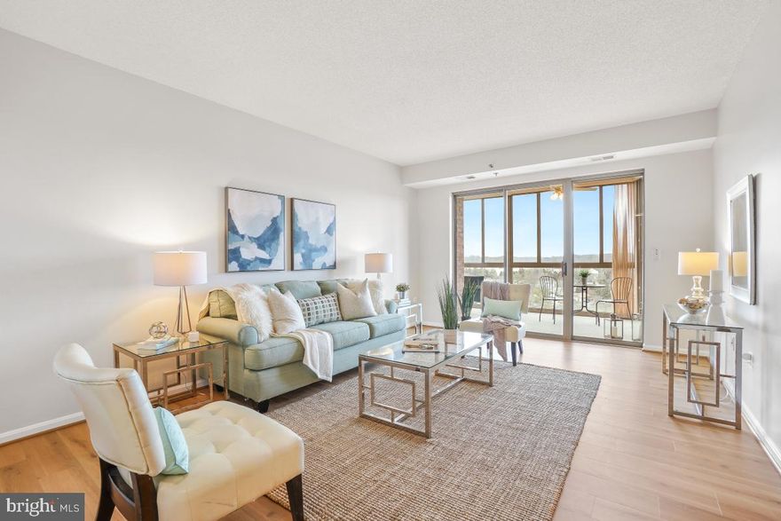 Gorgeous apartment in Vantage Point West, one of the most popular and best-managed buildings in Leisure World, a 55+ active adult community that feels like a resort!  Boasting gorgeous new luxury vinyl plank flooring in the living room and separate dining room, this unit is certain to impress! The bright table-space kitchen includes maple cabinetry and lots of storage and counter space. There are 2 spacious bedrooms with tons of closet space and brand-new carpeting! The large sunroom offers sweeping views and is the perfect spot to relax. The condo has been freshly painted throughout, and there's an in-unit laundry room, too! Clubhouse II is next door and includes the indoor pools, fitness center, billiards and ping pong rooms, auditorium and pickle ball courts. Community amenities also include an 18-hole golf course, 2 restaurants plus a pub, an outdoor pool and lanai, art studio, woodworking shop, library, MedStar Health Center directly across the street, 24-hour security and so much more! This condo is a terrific value in today's market!