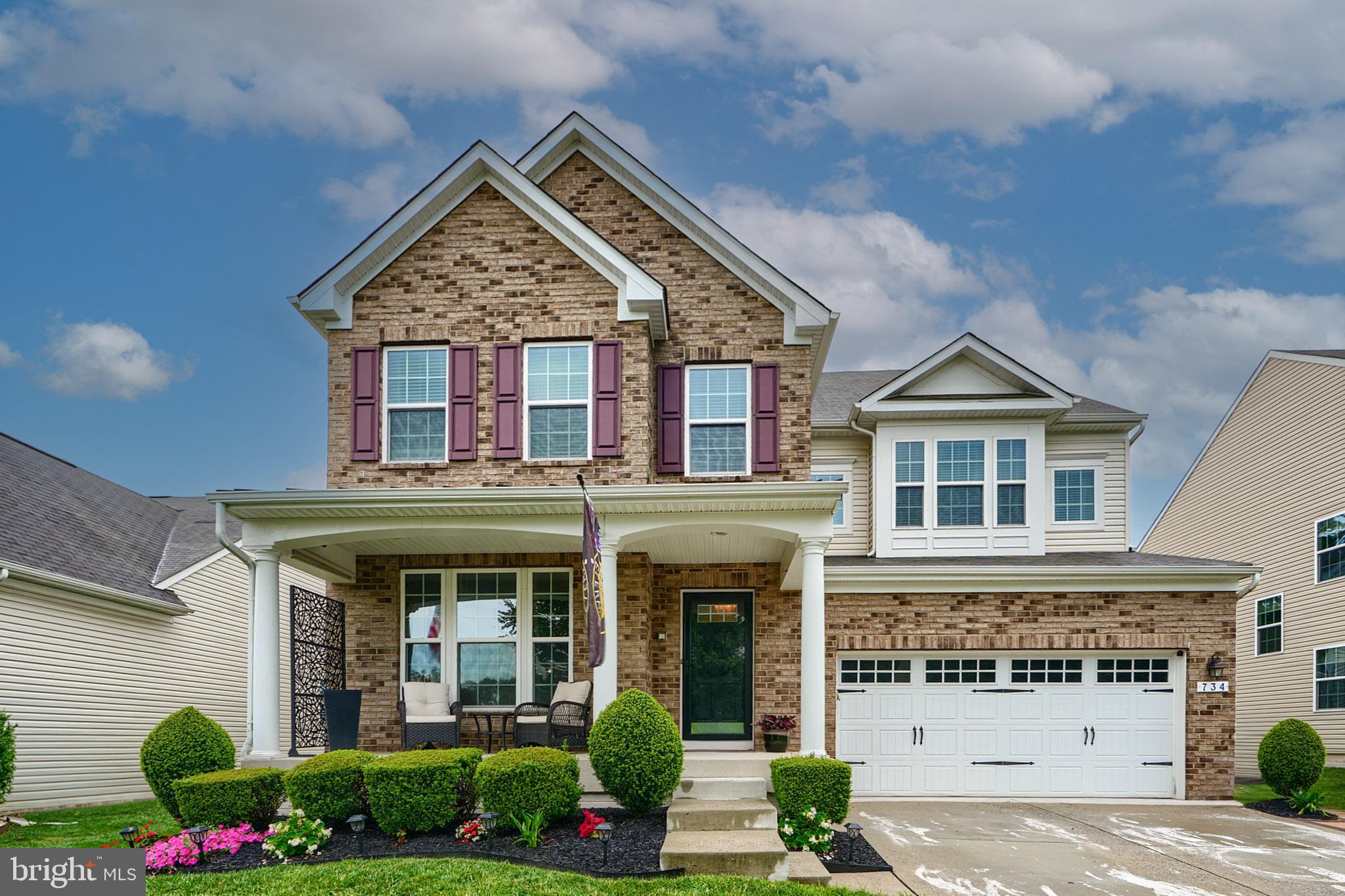 Welcome to 734 Falcon Lane, a spacious and thoughtfully designed home in the Eagles Rest community of Aberdeen. Built in 2016, this 4-bedroom, 3.5-bath colonial offers over 5,400 square feet of finished living space across three levels—designed to support comfort, function, and connection.
The main level features an open-concept kitchen with granite countertops, stainless steel appliances, a center island, and a morning room—ideal for gathering or entertaining. The adjacent family room flows seamlessly into the kitchen, and a glass French-door office provides a quiet workspace or flexible bonus area to fit your needs.
Upstairs, the primary suite includes two walk-in closets and a private sitting area, offering a true retreat. The upper level also features a dedicated laundry room, a separate loft-style sitting area, and three additional spacious bedrooms with access to a full bath.
The fully finished walkout basement includes a home gym and a theater room, creating dedicated spaces for both wellness and relaxation.
Outside, the rear deck is a true entertainer’s space, complete with ambient lighting, TV hook-ups, and plenty of room for seating or hosting gatherings.
Set on a generous lot in a well-connected neighborhood just minutes from APG, shopping, and commuter routes, this home offers the lifestyle flexibility today’s buyers are seeking—with room to grow, gather, and thrive