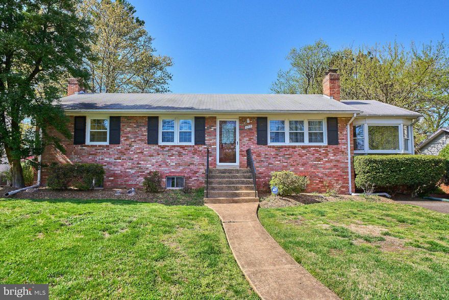 Price Perfected! Your dream home won’t build itself… but lucky for you, here’s your chance to build or remodel it just the way you want! Lovely rambler on tree-lined street in Falls Church. It's .26 acres on a nice, flat lot. The house does need some updating- it is solid brick and has been maintained. There are 3 bedrooms on the main level plus 2 full baths. Cool, retro kitchen is fully functional. Bright sunroom off the dining room is a great space to sit and enjoy your morning coffee. Basement Rec Room also has a fireplace and there is a ton of storage on the lower level. Close to everything-Haycock ES, Longfellow MS, McLean HS, WFC Metro, Falls Church City shops and restaurants plus Birch + Broad and West Falls. Easy access to commuter routes-  495, 66, Toll Rd, 29 and 50. Stop by and take a look.