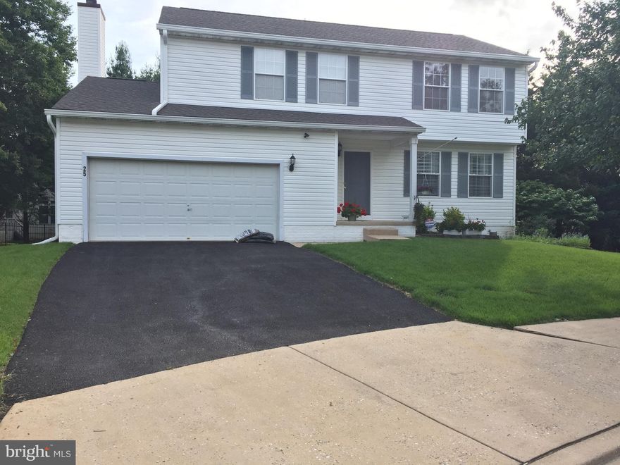 BEAUTIFUL WELL MAINTAINED BY ORIG OWNERS CONVENIENTLY LOCATED ON A QUIET CUL-DE-SAC CLOSE PROX. TO I-795/695/83. COLONIAL BOASTS 4 BR/2FBA/2HBA, GLEAMING HRDWD, KIT W/ SS APPLS, GRANITE COUNTERS, CUSTOM CABS & LIGHTS, & BREAKFAST RM OPENS 2 FAMILY RM. SEPARATE DINING, LIVING RM & SLIDER 2 REAR DECK/YARD. WALK-OUT REC. RM W/ WET BAR & 100in PROJ. SCREEN GREAT 4 ENTERTAINING NEW ROOF & DRIVEWAY 2017