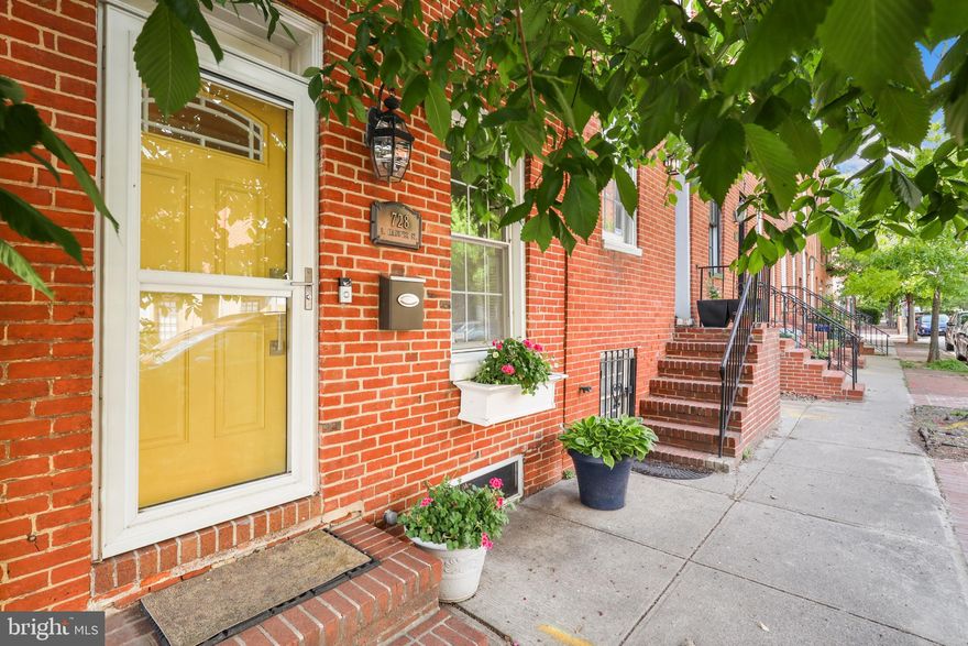 OFFER DEADLINE MONDAY 5/15 @ 5PM - HISTORIC OTTERBEIN ROWHOUSE WITH 3 FINISHED LEVELS IN A+ LOCATION - nestled just outside of Federal Hill & Inner Harbor this quaint gem features hardwood floors throughout, functional wood burning fireplace in the living room, updated kitchen with granite countertops, ss appliances, maple cabinetry and slate tile floors leading to secluded rear paverstone patio with privacy fencing and  gardens that are great for relaxing & entertaining.  There are 2 bedrooms and 1 updated full bathroom on the upper levels with composite deck overlooking the backyard oasis below.  This is an incredible value!