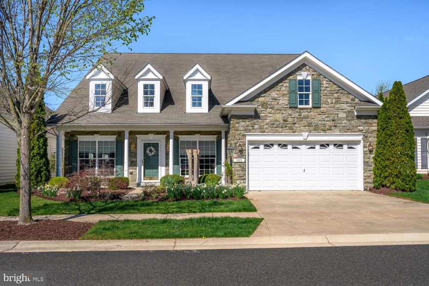 Coming soon to the sought after community of Symphony Village in Centreville 55+ Active Adult Community.  This beautiful Beethoven model home consisting of 4 bedrooms and 3 and one half bath is awaiting it's next owner.  As you enter this home, you'll notice the hardwood flooring, wainscoting, chair rail moldings, crown molding and trey ceiling. in the large living and dining areas with Retractable Shades in these rooms and the office.  To the right, you'll find the office located on the front of the home and the staircase leading to the upper level of the home.  As you make your way through, you'll enter the family room and the garden room with fireplace located on the rear of the home.  You must take a moment to see the Gourmet Kitchen with granite counters, new induction cooktop 2025, new wall oven and microwave 2025, new range hood 2025, new garbage disposal 2025 and new refrigerator 2023.  The oversized master suite, with his and her walk-in closets and master bath featuring split vanity sinks, walk-in shower and corner soaking tub, 2nd bedroom, full bath, half bath and laundry room complete the main level.  The upper level features 2 large bedrooms, a sitting area and a Jack and Jill full bath.  For additional storage there is a room sized closet also located on the upper level and a Sky Basement above the garage.
To finish off this home, you must experience the rear paver patio, tree line for privacy and Retractable Awning installed in 2024.