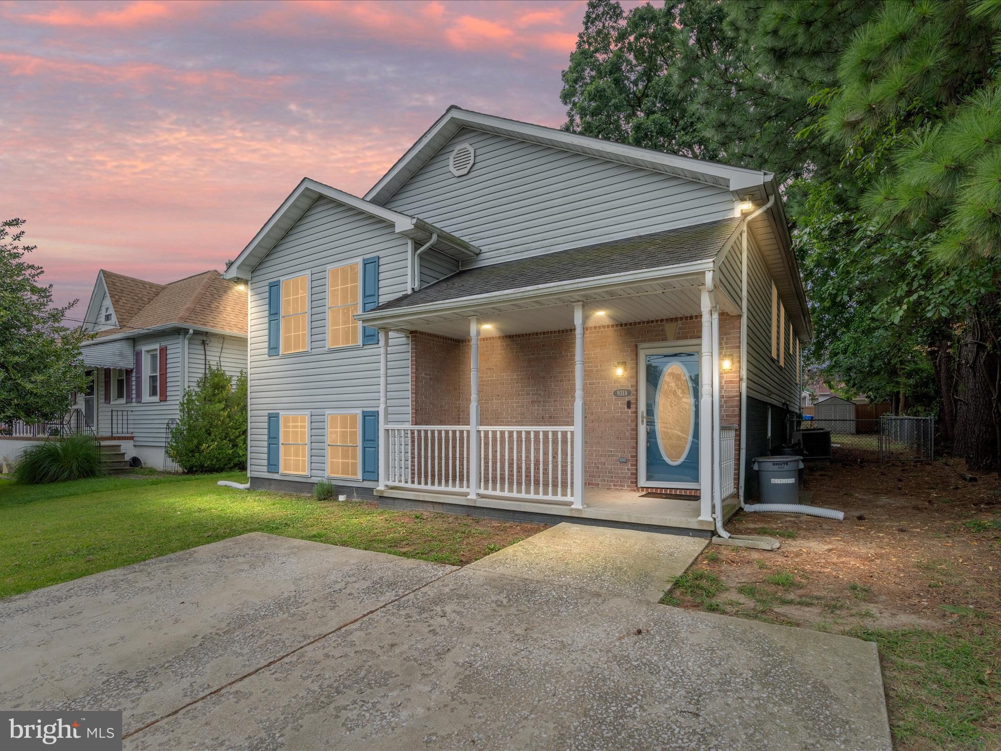 This 5BR/ 2.5BA porch front beauty is tucked away in the quiet, water-oriented Oakleigh Beach neighborhood. This home was built for entertaining. There is just an incredible amount of overall space – and storage! The main level hardwoods are REAL and they are gorgeous. Solar tubes in the living room bring in extra natural light and the huge primary suite has a new skylight with built in shades, a double vanity, custom tiled shower with bench seat and a walk-in closet. The kitchen? Enormous! Did I mention there are also 2 pantries? You’ll also enjoy a coffee station with a beverage cooler so you can grab a drink and head out onto the deck which overlooks your private, fenced, level yard with mature trees. The lower level has a huge family/rec room with pellet stove, high ceilings and rooms with full size egress windows. Great for game day and guests!! There is huge potential for in-law suite or multi-generational housing. There is an 80 gallon water heater so no cold showers! Roof Nov 2020, HVAC 2017, pre-inspected and passed radon. Sump pump with battery backup, pellet stove cleaned and serviced Aug 2025. The sellers took care of everything. All you need to do is move in and enjoy! The neighborhood is just across the street from Sparrows Point Country Club- with a premier 18 hole golf course, tennis/pickleball courts and Olympic sized pool. Fantastic location with easy access to 695, 95, Tradepoint Atlantic, Hopkins Bayview, marinas, restaurants and waterfront parks. Make your appointment today!!