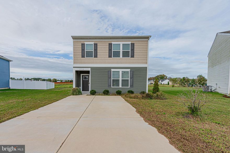 Welcome to this like-new single family home built in 2023, offering modern design and move-in ready comfort. Nestled on a quiet cul-de-sac in the popular Southern Fields community, this home features an open floor plan with a bright living area, spacious bedrooms, and a primary suite complete with a large walk-in closet and a stylish ensuite bath. The kitchen is a true highlight with stainless steel appliances and plenty of space for cooking and entertaining with a large island. Enjoy the convenience of being close to schools, restaurants, and everyday amenities, with easy access to Rt. 113 for quick trips to Ocean City, Snow Hill, Assateague, and Chincoteague. Whether you’re searching for your first home or upsizing to something larger, this property is a must-see! Professional photos coming soon.