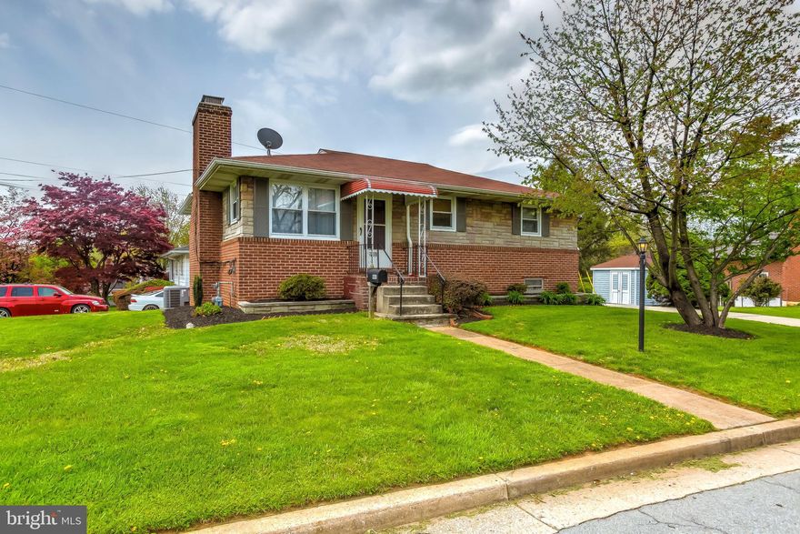 This charming 3-bedroom, 2 bath rancher is on an easy to maintain corner lot in a desired location. City convenience in a suburban location. A quiet neighborhood backing up to Patapsco State Park.. walk or bike to State Park, village shops & restaurants.  Cozy finished basement with authentic knotty pine wood paneling. Wraparound deck with plenty of space for hosting family & friends.  Updates include appliances (2018), HVAC system (2017), sewer line replaced (2014), washing machine (2020).  Basement bathroom renovated with tile walk-in shower, brand new plumbing fixtures, and new basement carpet (2019), refinished hardwood throughout first floor.