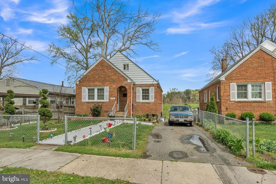 Welcome to this charming all-brick cape cod. Conveniently located near DC, walking trails and public transportation.
Home features beautiful hardwood floors on main level, updated kitchen  and bathroom. Fully finished basement  with a full bath and two bedroom. Large  upper level attic  bedroom. Schedule your showing before in gone.
Property is occupied.