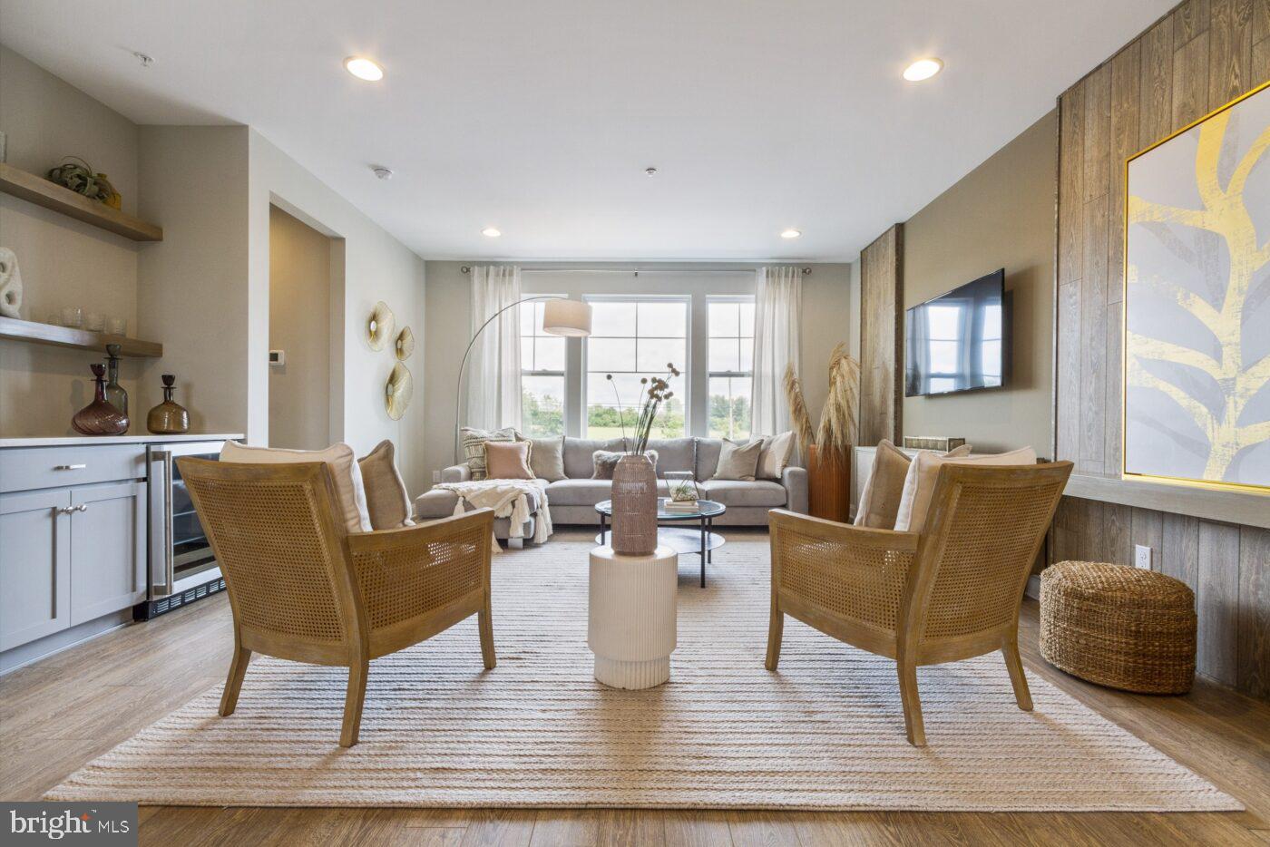 The Stratford is a stunning home that offers a seamless blend of modern design and thoughtful craftsmanship. Upon entering your home, you will find a welcoming foyer, 2-car garage, and a large flex room with outside access. Going up the stairs is an open-concept layout featuring a stunning center kitchen with Century cabinets, granite countertops, and GE stainless steel appliances. The spacious island flows into both the large dining and great room which is perfect for entertaining guests. Add an included deck off the dining room for even more entertainment space! Upstairs, you will be amazed by the massive owner’s suite with a vaulted ceiling, spacious walk-in closet, and ensuite bath which includes a cathedral ceiling, dual sink vanity, and large shower with seat. Additionally on this level you will find your laundry room, 2 additional guest bedrooms, and a full bath.
Your new home will be built in Lansdale newest townhome community, Sterling Walk which is within the North Penn School District and nestled conveniently along Broad Street. This premium location is thriving with new & exciting dining venues, plentiful shopping, outdoor activities, and so much more.