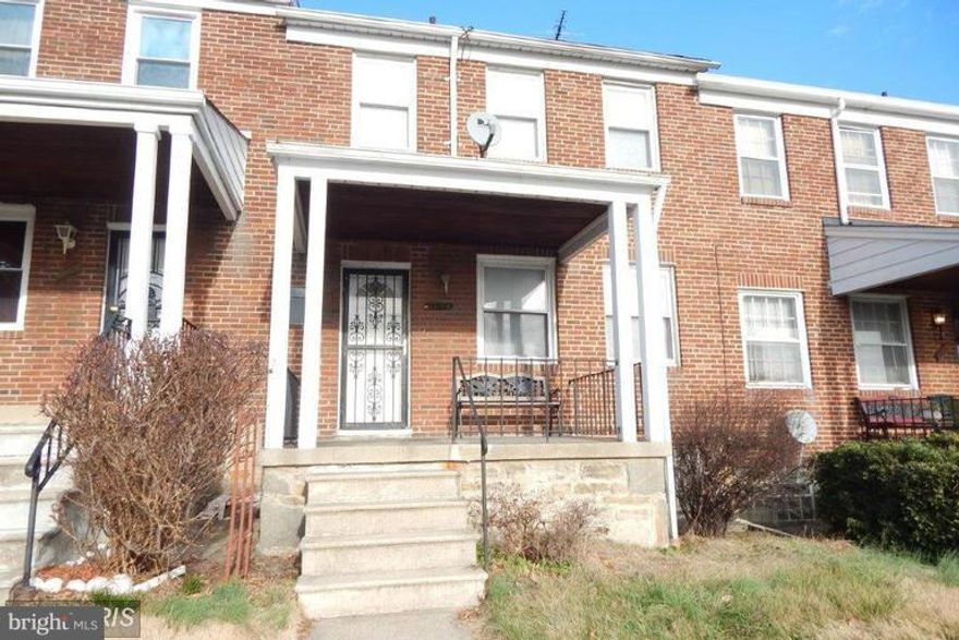 Investment Opportunity in East Baltimore! Currently rented for $1442 to long term tenant. Well maintained home featuring hardwoods throughout, central A/C, fully finished basement, rear yard and more! Sold AS-IS. Please contact listing agent for appointment times.