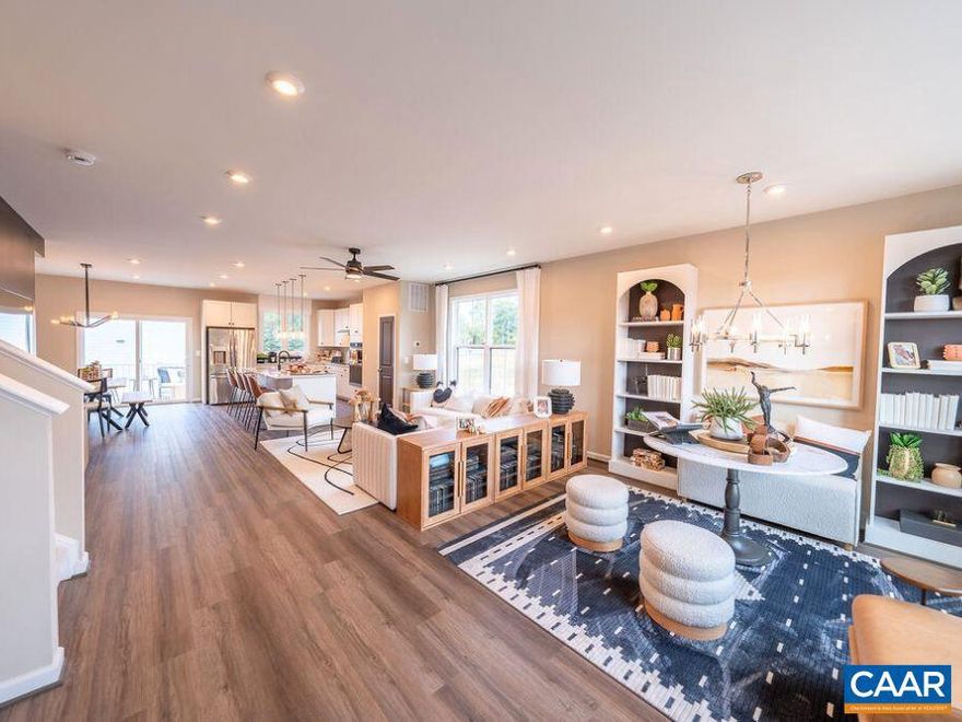 Exclusive End-Unit Opportunity ? The Kenridge home on Homesite 105 in Southwood, Charlottesville is ready for a July/August move-in! Part of the Charming Farmhouse Collection, this thoughtfully designed townhome features stylish finishes, an open-concept layout, and a modern kitchen with a large island and stainless steel appliances. Enjoy indoor-outdoor living with luxury flooring throughout and a spacious rear deck perfect for entertaining. Don?t miss out?schedule your appointment today!