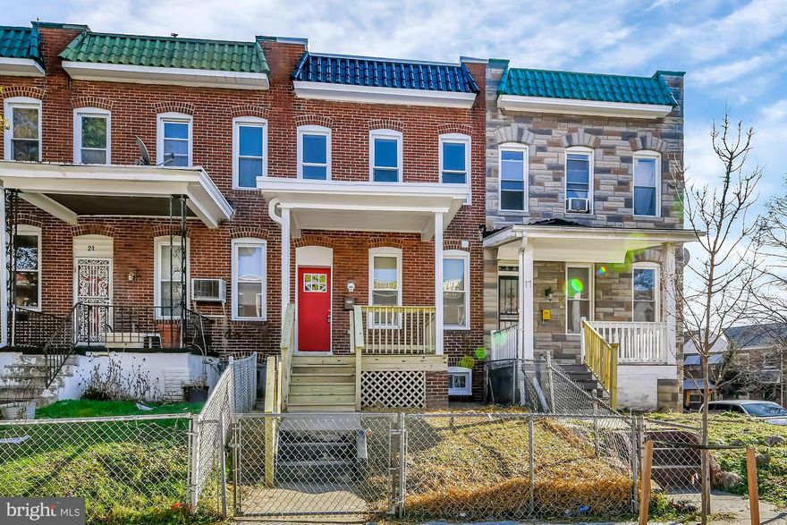 Come check out this spacious 3BD, 1.5BR townhome in Baltimore, City. This home features gorgeous laminated-wood floors throughout with a newly renovated kitchen and brand-new stainless-steel appliances. 1.5 bathroom is on the 1st floor, the basement is unfinished with a brand-new washer/dryer and extra storage space. Backyard is perfect for small family gathering. Like what you see? Give us a call and complete an application.

*Voucher Holders are welcome to apply
* $25 application fee per adult
*Background and Credit required for all occupants 18 years old and older
*Minimum Security Deposit = 1 month??s rent***
*Pets allowed max of 50lb with additional security deposit