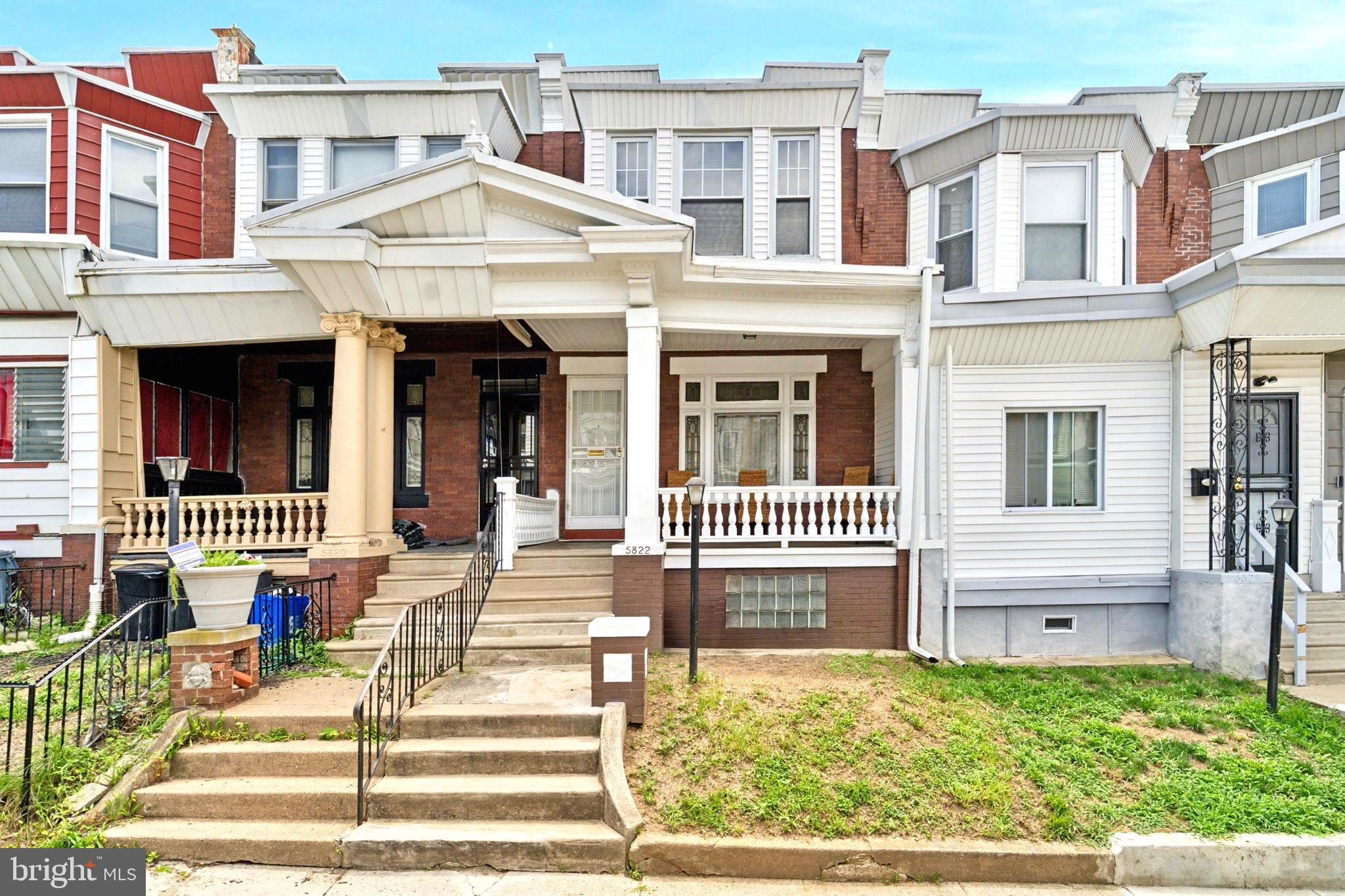 Welcome Home, to 5822 Cedarhurst St! Located on a quiet block, central to all the Best in Philadelphia and the surrounding suburbs, this beautiful 3 bedroom, 1.5 bath home is sure to impress the most discerning buyers! With ample street parking, walk up to your charming townhouse. The front porch is private, with newly installed LVP flooring, all fresh paint, and shiplap walls and ceiling to compliment the original brickwork! Entering inside through the foyer, the living room is large, with incredibly charming details! The first thing to notice is the original 1920s staircase, with ornate woodworking on the railings, and a built in bench seat, only found from expert carpenters of the time! The room is filled with natural light due to the huge front window, and vintage stained glass inlay. The fireplace is decorative, showing off the details of the time, with intricate weaved brickwork along the wall and mantle. Heading into the dining room, notice the crown moldings, large 3 windows, and great space to entertain! The kitchen features stainless steel appliances, granite counter tops, stone backsplash and lots of built in storage options. The basement level is the size of the first floor, containing the washer/dryer, half bath, and large semi finished space for storage, to lay carpet, or make an office or extra living space. Featuring 3 bedrooms, the primary bedroom is large, with 3 great windows allowing lots of light and two deep closets for plenty of storage. The main bath allows for a soaking tub and a stand up stone shower stall perfect for a family. The 2nd and 3rd bedrooms are good sizes and contain another 3 closet spaces for tons of storage! Out back, the home has a flat lot, and small deck for grilling and outdoor entertaining, many fun nights have been had with family and friends! The home is situated perfectly for commuting to Center City or the Western Suburbs, the Angora train stop in a block away, and PHL Airport is only 20 minutes! 5822 Cedarhurst has been loved and cared for by its current owners for over 12 years. They are excited to see who will continue to love the home as much as they did, and continue the fun that has been had. They hope you feel the positive vibes and fun energy as much as they did! Be sure to schedule a showing sooner rather than later, this one will not last long! Reach out to Ben DiMedio with any questions. Your home awaits at 5822 Cedarhurst!