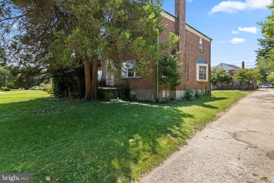 Welcome to Loch Raven Village! This end-of-group townhome features 3 bedrooms, 1.5 baths, and a walkout basement. Located in a charming, sidewalk-lined community known for its convenience. Highlights include a classic brick exterior, traditional layout, and a spacious backyard with alley access. An estate sale being sold as-is—offering great potential to make it your own.