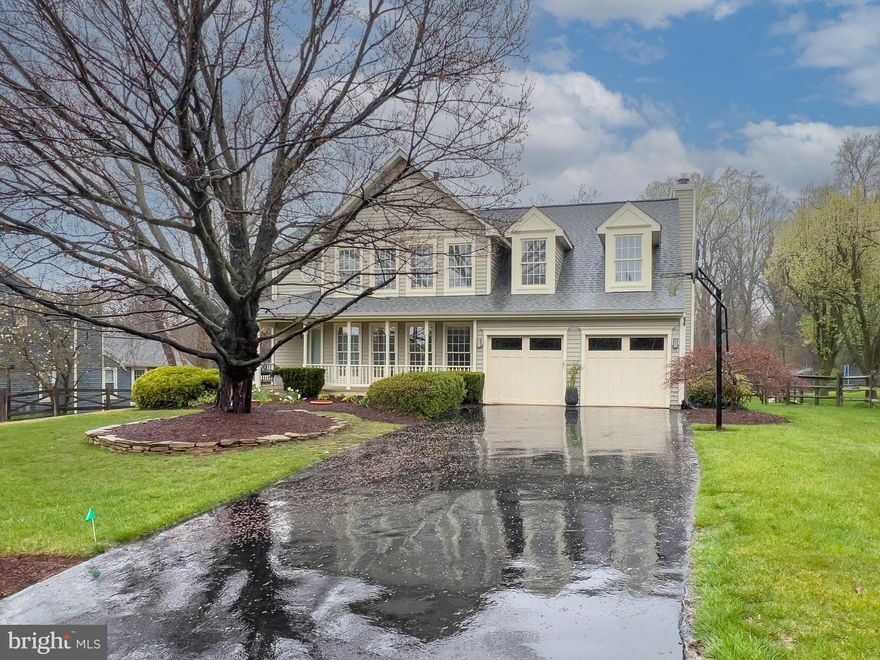 This charming colonial home, nestled on a spacious, half acre lot in Spring Lawn Farm, offers a delightful blend of comfort and elegance.    As you step inside, you are greeted by a grand two-story foyer.    The main level boasts a large living room adorned with rich moldings and an abundance of windows, inviting in natural light.   A separate dining room with bay window provides the perfect setting for hosting memorable meals.   The kitchen features abundance counter space, a bump out, stainless appliances and granite counter tops and is adjacent to the family room with hardwood flooring and a cozy fireplace.   A slider leads out to the deck, extending the living area outdoors and providing a peaceful spot for relaxation and a view of the level, fenced private lot backing  to conservation area.    The finished lower level offers additional living space with a second family room and storage area.   A door leads to rear yard, offering easy access to outdoor enjoyment.   

Recent upgrades  include roof (2019) and newer HVAC.   Main hall bath and powder room  renovated.    Home has been freshly painted and flooring replaced. 

Located in sought after Spring Lawn Farm, residents enjoy a walkable community with large lots and a rural feel while still being minutes away from Olney's shops and restaurants.   Convenient access to major routes such as Rt. 200/ICC and Rt. 32.   Homes rarely come to market in this subdivision with the last sale occurring in Summer of 2020.