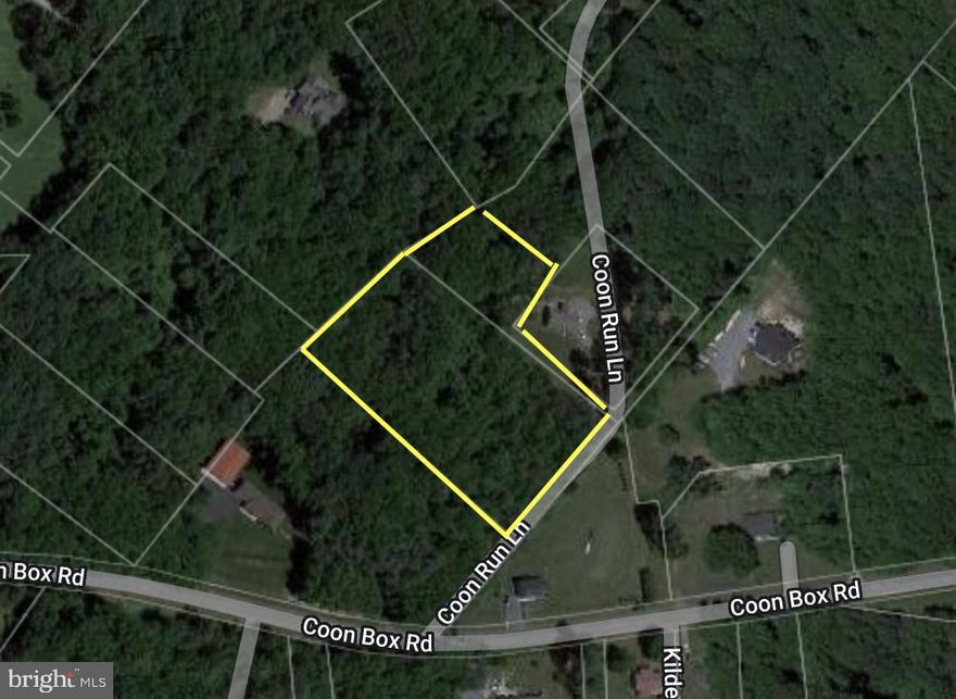 Escape to the enchanting countryside with this exceptional opportunity to own a stunning 3.1-acre property. The allure of rural living awaits, and this beautiful parcel of land provides the perfect backdrop for your dream home. With no known deed restrictions, this property offers the freedom and flexibility to design a residence that perfectly suits your lifestyle and aspirations.

Perc approval for a 4000 square foot house, featuring four bedrooms, ensures that you have ample space to create a spacious and comfortable haven. Whether you envision a modern farmhouse, a classic colonial, or a contemporary retreat, the possibilities are endless. Imagine waking up each morning to the gentle embrace of nature, surrounded by the serene beauty and tranquility of your own private sanctuary.

Located just minutes away from the Centreville boat ramp and the picturesque Corsica River, you'll have effortless access to a wealth of water-based recreational activities. Spend your days boating, fishing, or simply immersing yourself in the serene ambiance of the river, allowing the gentle rhythm of the water to soothe your soul. For those seeking a touch of history and culture, the charming town of Centreville beckons. Explore a delightful array of shops, boutiques, and art galleries, or savor the delectable cuisine offered by the local restaurants. With an abundance of amenities, Centreville offers the perfect blend of small-town charm and modern conveniences.

The area surrounding Centreville also boasts a variety of shopping centers, providing easy access to everyday necessities and an array of retail options. Additionally, top-notch medical facilities are conveniently located nearby, ensuring excellent healthcare services within reach.

Immerse yourself in the vibrant community of Centreville, where you'll discover a host of recreational activities, cultural events, and community gatherings. Whether you're seeking outdoor adventures, engaging with local artisans, or connecting with friendly neighbors, Centreville offers endless opportunities to enrich your lifestyle.

Embrace the opportunity to create your own personalized oasis on this remarkable property. Whether you desire a sprawling estate with lush gardens and expansive outdoor living spaces or a tranquil retreat tucked away amidst nature, this land offers the canvas upon which to build your dreams.

Don't miss out on this incredible opportunity to answer the call of the countryside.  Schedule a viewing today and embark on a journey towards a life of serene serenity and boundless possibilities.