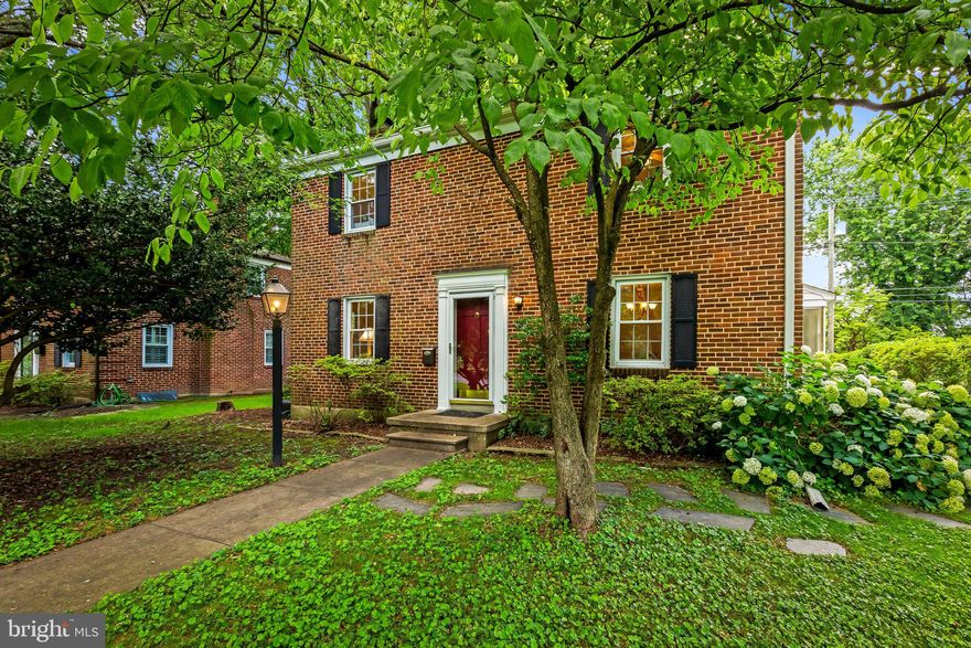 Enjoy the close-knit community of Rodgers Forge while living in one of the few detached homes in the neighborhood. This freshly painted 3 bedroom, 2.5 bath (2 full baths upstairs and a flush in the basement) brick Colonial home features hardwood floors throughout, a large living room with wood burning fireplace, a separate dining room with hanging light fixture/chandelier, crown & chair molding, and a built-in corner cabinet. Your kitchen features a ceiling fan, stainless steel appliances and has space for a kitchen table. Enjoy standing at the kitchen sink and looking out of the window into your freshly painted, screened-in porch and your view to the back yard! Ceiling fans in all bedrooms, double pane windows, and a brand new shower stall and vanity in your en-suite primary bedroom. This home has a partially finished basement and is ready for your updates. The basement was waterproofed in 2015, a French Drain System installed, sump pump, freshly painted floors, 2 large cedar storage closets, built-ins and has outside access. HVAC replaced in 2019. Large, fenced in back yard with shed, 3 private parking spaces, solid well-maintained slate roof, and gutters guards installed. The Rodgers Forge Community Association has a voluntary $30 donation (per year). See RodgersForge.org website for more details . Easy walk to restaurants, shopping, Rodgers Forge Elementary, Dumbarton Middle, Towson University and the St. Joseph's Medical Center. Open Houses on Saturday, July 8th from 2pm - 4pm and Sunday, July 9th from 1pm - 3pm. Don't miss this one!