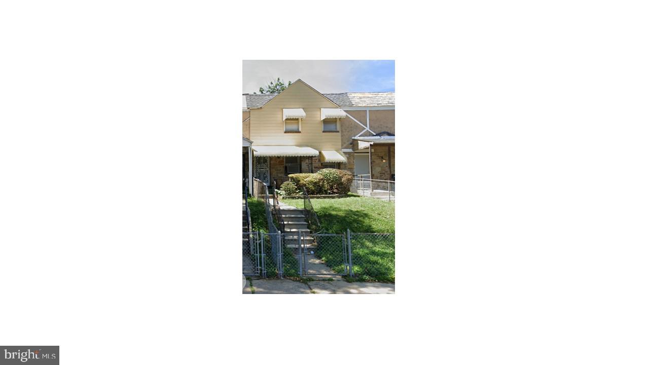 **Multiple offers received** Located in West Baltimore city, Home of the Preakness, this home was once a duplex and offers four bedrooms and 2.5 baths. The main level has a living room/dining room area, kitchen, bedroom and full bath. The 2nd level has a living room/dining room, three bedrooms, and a full bath. One of the bedrooms was a kitchen and has an egress. There is a half bathroom in the basement! If you are looking for a home with multiple bedrooms for your family or patients, and a bathroom on each level, this is the home for you. The home needs updating.