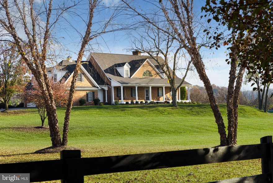 Don't miss this very unique opportunity to own a gorgeous estate home in the highly sought after neighborhood of Roscommon Estates on 5+ acres of flat land with beautiful views!  Within approximately 2 miles of Winchester Medical Center, about 3 miles to Downtown Winchester,  on the West side of the County, this property's location cannot be more convenient.  In addition to that, the Sellers have recently spent approximately $450K on gorgeous renovations!  Just move in and enjoy!  Would you love extra space for guests or a tenant?  Find the perfect apartment space above the detached garage.  Renovations include a complete kitchen makeover with brand new cabinets, backsplash, quartz countertops and high end appliances.  The primary bath is stunning with new tile, cabinets, shower, and that stand alone soaking tub you've been waiting for!  The laundry room, remodeled butler's pantry, and upstairs baths have also been brought back to life with the most updated tile and cabinet selections.  No detail has been missed, including multiple spaces with custom built in cabinets.  The home is completely freshly painted with new lighting throughout.  Roof was replaced in Spring 2020.  Two A/C units were replaced in 2021 and 2 more replaced in 2023.  With multiple spaces in which to entertain and enjoy, this home is truly a dream!  Square footage includes additional finished space and apartment.  In addition to bedrooms and bath count in the main house, there is an additional bedroom and full bathroom are also in the apartment - please see floor plans in photos.