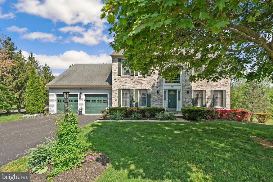 Welcome to this beautifully maintained 6-bedroom brick-front home, ideally located just minutes from C. Milton Wright High School, Southampton Middle School, Target, the Festival at Bel Air, and charming downtown Bel Air. Step into the grand two-story foyer that sets the tone for the expansive layout. The spacious eat-in kitchen features granite countertops, a center island, a large pantry, and a gas range with microwave range hood—perfect for everyday living and entertaining.

The sunken family room impresses with cathedral ceilings, skylights, a cozy fireplace, and large windows that flood the space with natural light, plus sliding doors that lead to a generous deck overlooking the backyard. Enjoy formal gatherings in the elegant living and dining rooms, both enhanced with crown molding. The main level also includes a private home office, convenient half bath, and a laundry room.

Upstairs, you’ll find a full hallway bath and five well-sized bedrooms, including a spacious owner's suite with vaulted ceiling, large closet, and luxurious ensuite bath with double vanity and soaking tub. The fully finished walkout lower level expands your living space with a sixth bedroom, a full bathroom, and a large open area perfect for a second family room, media room, or game space.

Complete with a 2-car garage and surrounded by mature landscaping, this home offers comfort, style, and convenience in a sought-after location.