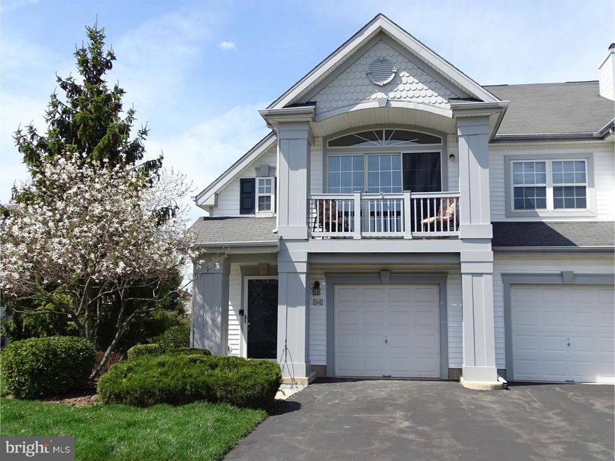 Stunningly updated 2nd floor condo in sought after Country Crossing. This open concept features a great room with a cathedral ceiling and gas fireplace encompassing the family room, kitchen and breakfast room.  You'll love the just finished modern grey cabinets with a coordinating back-splash surrounded by Granite counter tops.  The brand new hardwood flooring through out the main living space is just divine.  A newer stove and new dishwasher and refrigerator enhance the kitchen along with a built in microwave.  The great room opens to a balcony in which to sit and enjoy your morning coffee. A large master bedroom has a walk in closet and a full newly renovated master bath also with a granite counter top on the vanity. There is also a well sized 2nd bedroom and full hall bath. The steps have new Berber carpeting. Enjoy the convenience of your one car attached garage. Full size stackables included. This ready to move in condo has your name on it.