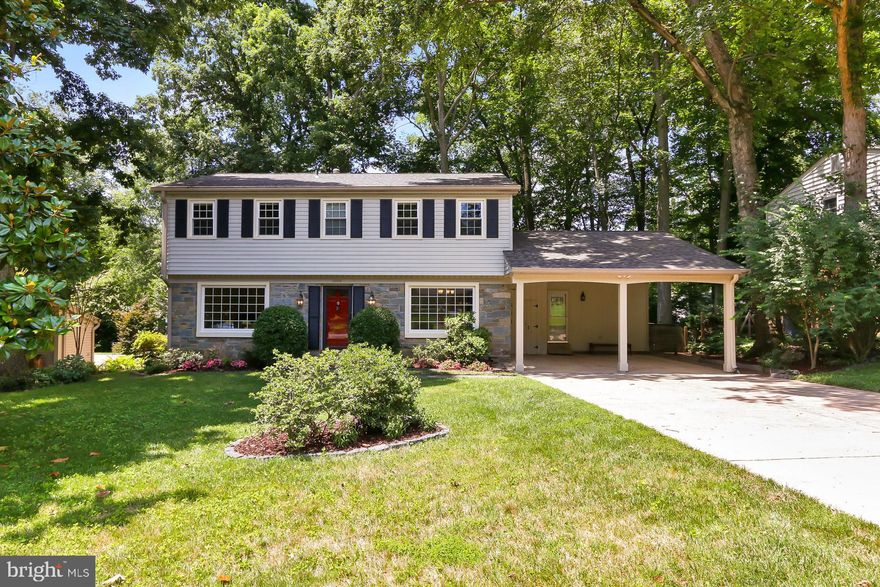 Welcome to this enchanting house where elegance and comfort merge seamlessly. The freshly painted interior, new carpet in the living room and basement and the beautiful hardwood floors create a soothing atmosphere, while the new entrance LVP flooring adds a touch of modern. Upgrades abound throughout the house, including solid core doors, electric radiant heat in the kitchen, and quartz counters on the main floor.

Step outside to the fenced yard, a true haven of natural beauty and outdoor enjoyment. Discover the playset, illuminated by enchanting arena lighting, offering endless fun for both children and adults. Nearby, a serene hammock sways gently, inviting you to unwind and relax. The astro turf between the playset and the house provides a low-maintenance, inviting space for outdoor activities.

Other notable features of this exceptional property include a WiFi-controlled sprinkler system, tankless gas hot water heater, and a screened-in porch. Storage is ample with a storage attic above the carport and a storage area under the porch. The house is energy-efficient, with double-pane, low-E replacement windows and extensive attic insulation.

Embrace the allure of this house with its upgrades, enchanting backyard, and thoughtful amenities. Make it your forever home and indulge in a life of comfort and charm.