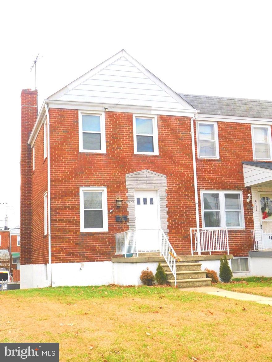 CHARMING THREE STORY END UNIT! This turn-key 3 bedroom 1 bath corner unit rowhome is ready for its new owner! The main level features an open concept spacious and bright living and dining room with hardwood flooring throughout. Galley style kitchen has double sinks and backsplash. Second level features an updated bathroom with wainscotting and tile flooring. Bedrooms and foyer feature large closets and hardwood flooring throughout. Walkout partially finished basement with custom built-in storage closets and durable vinyl flooring. Fenced backyard, 2-car rear driveway, new windows and central air! Conveniently located minutes from interstates, shopping, dining, and public transportation. Must see in person!