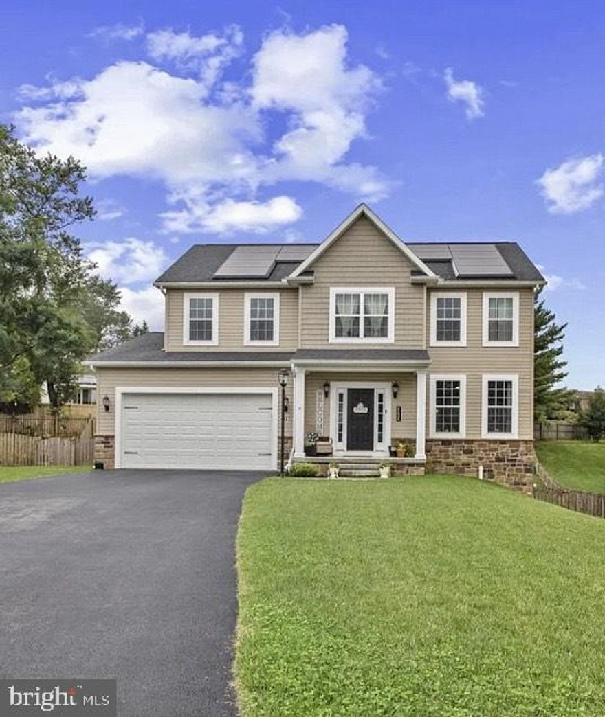 Experience elevated living in this beautifully appointed colonial nestled on a quiet cul-de-sac in Hampstead. This spacious home showcases three elegant electric fireplaces, a custom-designed kitchen with premium cabinetry and finishes, and brand-new flooring that flows seamlessly throughout. The finished garage offers versatility for storage, recreation, or a home gym, while the expansive concrete patio creates the perfect setting for outdoor gatherings and weekend barbecues.
Designed with both comfort and sustainability in mind, the home includes solar panels (PAID IN FULL!) for energy efficiency and long-term savings as well as brand new power vent hot water heater. Thoughtful upgrades and warm touches throughout make this residence ideal for families—whether it's cozy movie nights by the fire or hosting holidays in the open-concept living space.
With generous bedrooms, spa-inspired bathrooms, and a welcoming layout, this home blends luxury and livability in one exceptional package.