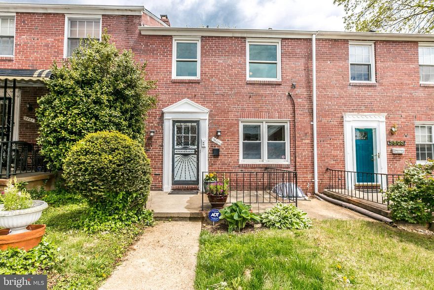 Snappy, solid & sensible Ednor Gardens value! Corona or not, this is a true spring treat. This townhouse has been freshly painted in many rooms & offers gorgeous refinished hardwood floors throughout. The main level offers a living room, dining & kitchen that opens to dining room - the type of open floor today's buyer desires. Sweet outdoor landing off kitchen to view of a nice backyard. The upper level offers three bedrooms & full bathroom.  Nice walkout basement with bar, additional living space & good storage. This house boasts some of those "unglamorous" items - sewer line replaced, waterproofed basement & chimney liner - that buyers should appreciate in an older home. Quick closing available!