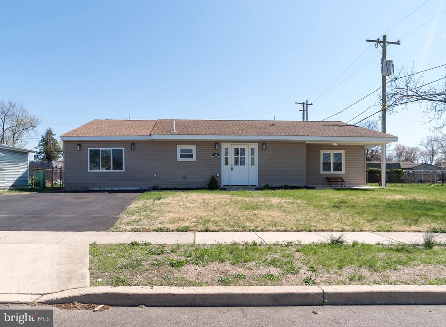 Welcome to this beautifully renovated home located in the highly sought-after Elderberry Pond section of Levittown, Falls Township—where modern upgrades meet comfortable living in a fantastic neighborhood within the Pennsbury School District.
This stunning 3-bedroom, 1.5-bath home has been completely updated from top to bottom, offering true peace of mind for its next owner. The exterior boasts a brand new roof, siding, and doors, delivering both curb appeal and long-term durability. Step inside to find a bright and inviting interior featuring all new flooring, fresh paint throughout, and updated trim work that gives the home a clean, modern feel.
The heart of the home is the fully remodeled kitchen, designed with both style and functionality in mind. It features beautiful granite countertops, brand new stainless steel appliances, and ample space for cooking and entertaining. Both bathrooms have been completely renovated with contemporary finishes, providing a fresh and comfortable experience for everyday living.
Major systems have not been overlooked—this home includes a brand new HVAC system with central air, ensuring year-round comfort and efficiency.
Outside, you’ll find a large, open yard perfect for family gatherings, entertaining, or simply relaxing. The rear of the property includes a spacious shed, large enough to accommodate a single car or provide extensive storage for tools, equipment, or hobbies.
Situated on a great street with friendly neighbors, this home offers not just a place to live, but a true sense of community.
Don’t miss your opportunity to own a move-in-ready home in one of Levittown’s most desirable sections—schedule your showing today!