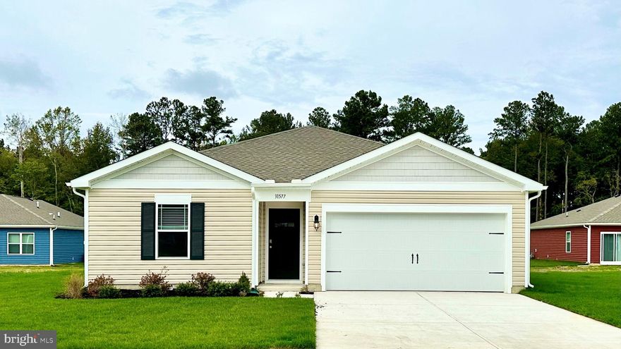 Explore 1110 Albritton Lane, a new home under construction on a corner homesite in Salisbury, MD in the Birdsong Village community. The Freeport is an inviting 1,497 square foot ranch home that offers four bedrooms, two bathrooms and a two-car garage.

As you enter the welcoming foyer the convenient coat closet is close by. Two secondary roomy bedrooms are located off the foyer and share a full bathroom.

The owner's suite is privately tucked away from the great room and features a walk-in closet and a private, full bathroom. The oversized great room with an abundance of natural light is open to the kitchen making an ideal space to entertain or spend time together with loved ones.

The functional kitchen offers plenty of white cabinet space, granite countertops, stainless steel appliances, a sizeable island with room for seating and a pantry closet. The homes' fourth bedroom is positioned away from the other bedrooms providing the opportunity for a home office, hobby room or playroom. The laundry room is nestled near the two-garage. 

This home includes a fully sodded, landscaped, and irrigated lawn, white window treatments and the exclusive America's Smart Home® package.

Pictures, artist renderings, photographs, colors, features, and sizes are for illustration purposes only and will vary from the homes as built. Image representative of plan only and may vary as built. Images are of model home and include custom design features that may not be available in other homes. Furnishings and decorative items not included with home purchase.