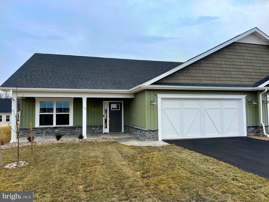 This home is NOW COMPLETE and ready for move in!  Conveniently located in Cardinal Pointe, this 2-bedroom 2 bath villa plan is one of the most popular. Upgraded features include an enlarged covered rear porch with a partial wall for extra privacy, Quartz kitchen and vanity countertops, a ceramic tile backsplash in the kitchen and stainless-steel appliances! The Scarlett Floorplan is an open floorplan with split bedrooms, an oversized laundry room with a sink and cabinets right outside of the Owners Suite as well as a huge walk-in closet, double vanity and 5-foot walk in shower in the Owners Bathroom!