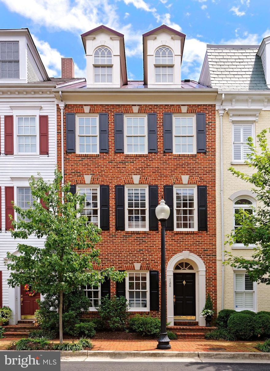 Ideally located in the sought after Old Town community of Ford's Landing, this 3 bedroom 3.5 bath brick townhome offers a most livable floor plan.  Generous light-filled rooms with high ceilings, detailed moldings, hardwood floors and a gas fireplace are just a few special features.  The marble entry with handsome lighting welcomes you.  A study with French glass doors and wall of custom built-ins is a perfect home office or quiet place to read.  The main level living room with an inviting fireplace is perfect for entertaining or every day living.  An elegant dining room with wainscoting and crystal chandelier extends the entertaining space.  The gourmet kitchen offers Jenn-Air double ovens, gas cooking, glass front cabinets, pantry storage, and granite counters.  An adjoining breakfast room finds  glass doors that open to the wide balcony.  

The third level's master bedroom features a soaring vaulted ceiling and chandelier.  There is a customized walk-in closet and a seating area in this luxurious room.  A sizeable master bath with double vanities adjoins. The second bedroom with ensuite bath is found on this level along with a laundry.  The top floor presents an enormous bedroom, full bath and two closets with additional storage.  

An attached two car garage completes this fine property.  Enjoy the river walk-way just steps from your front door and the close proximity to all the fine restaurants and shops on King Street.  The Mt Vernon bike trail is at your back door plus it's an easy commute to Reagan National Airport, Amazon HQ2 and Metro.  Owner is a licensed Real Estate Agent in Virginia.